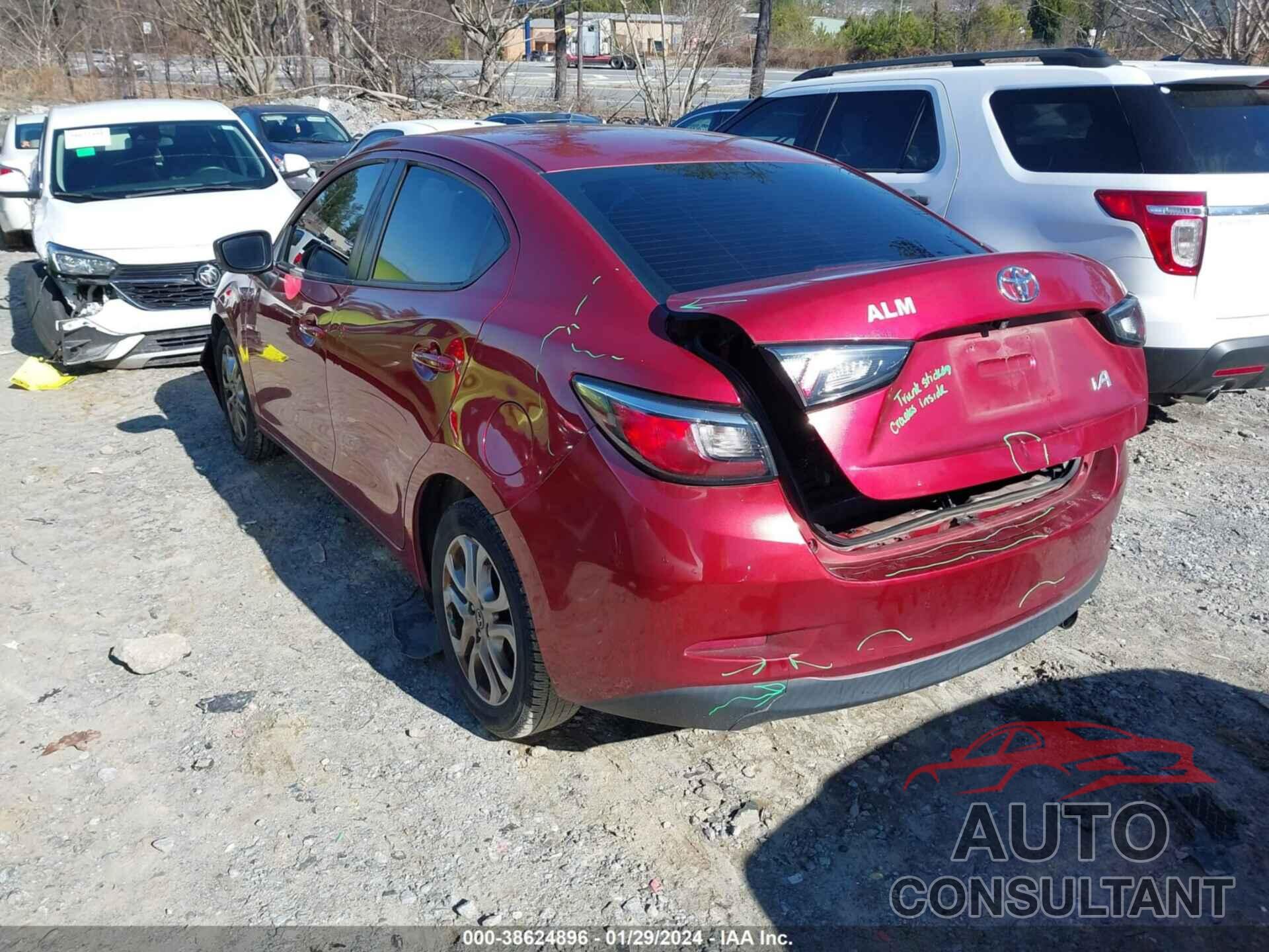 TOYOTA YARIS IA 2018 - 3MYDLBYV8JY314105