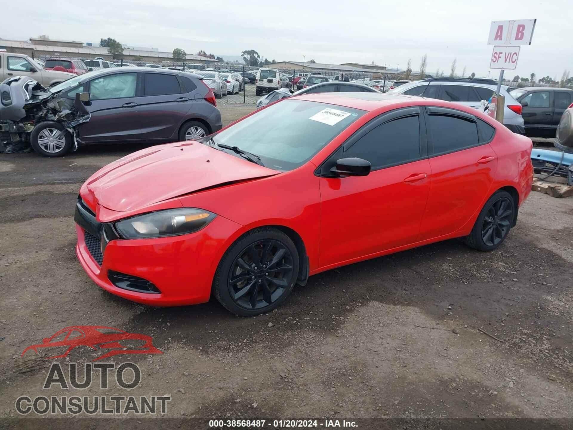 DODGE DART 2016 - 1C3CDFFA9GD819939