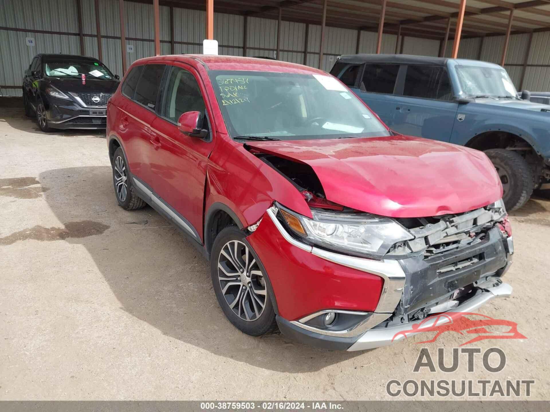 MITSUBISHI OUTLANDER 2018 - JA4AD3A34JZ023548