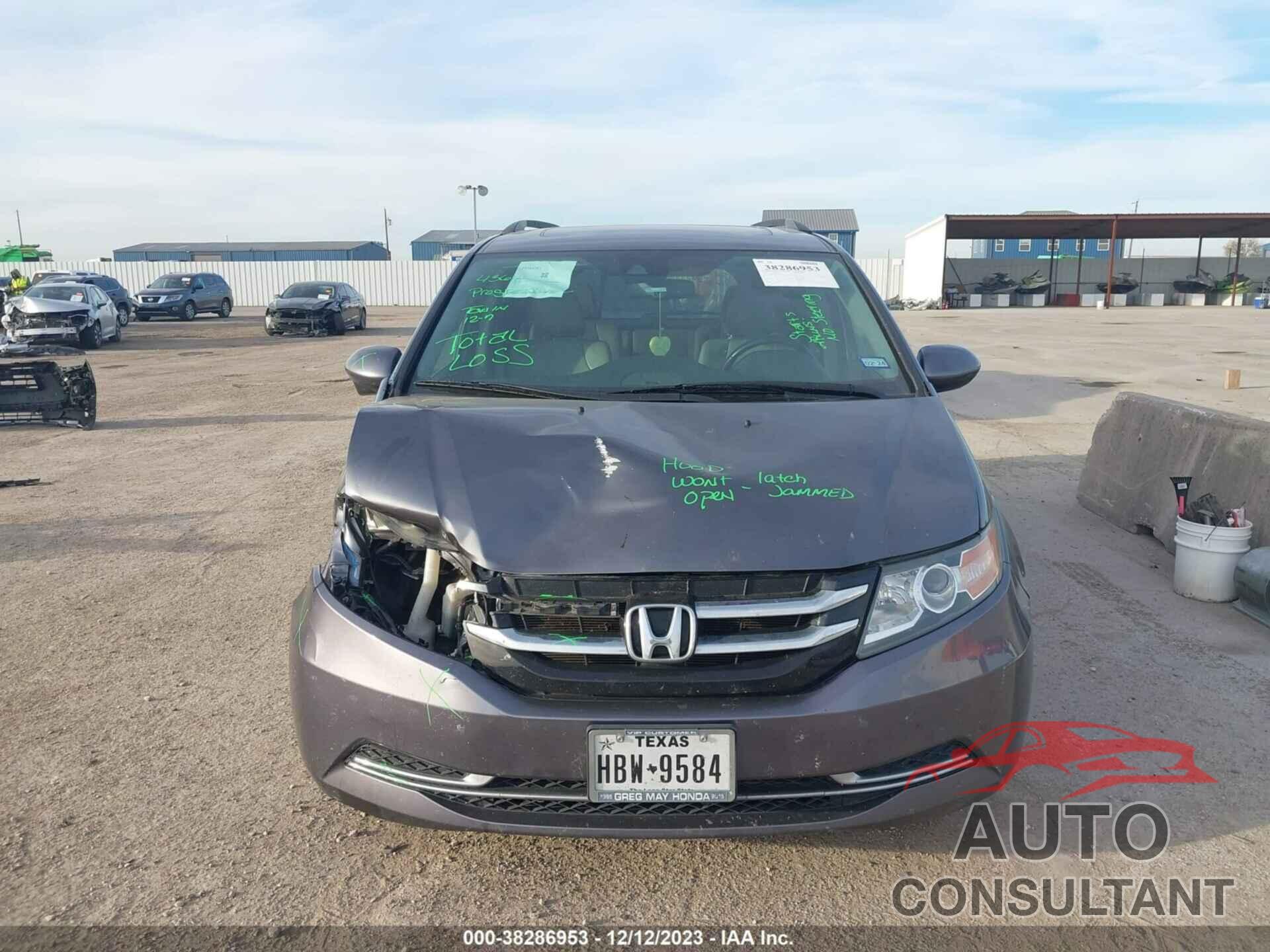 HONDA ODYSSEY 2016 - 5FNRL5H60GB063129