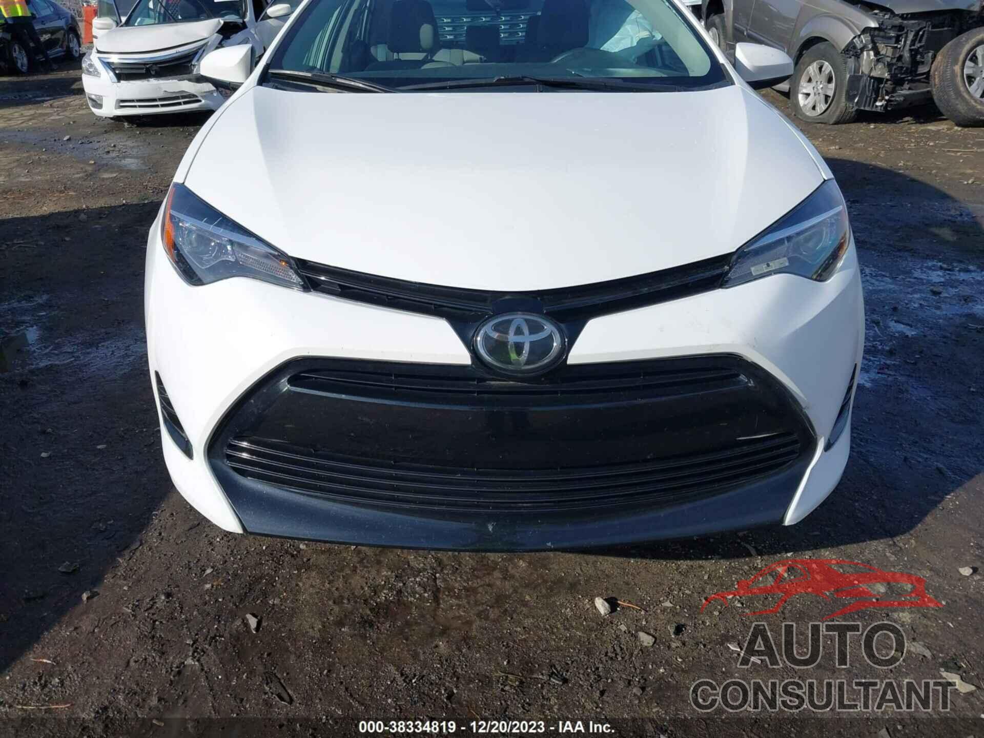 TOYOTA COROLLA 2017 - 2T1BURHE5HC866554