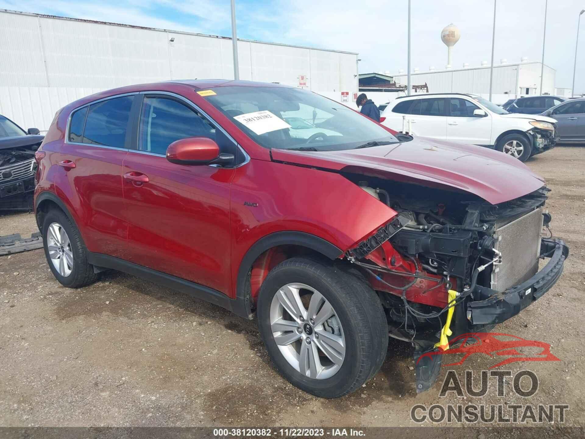 KIA SPORTAGE 2017 - KNDPMCAC6H7226463
