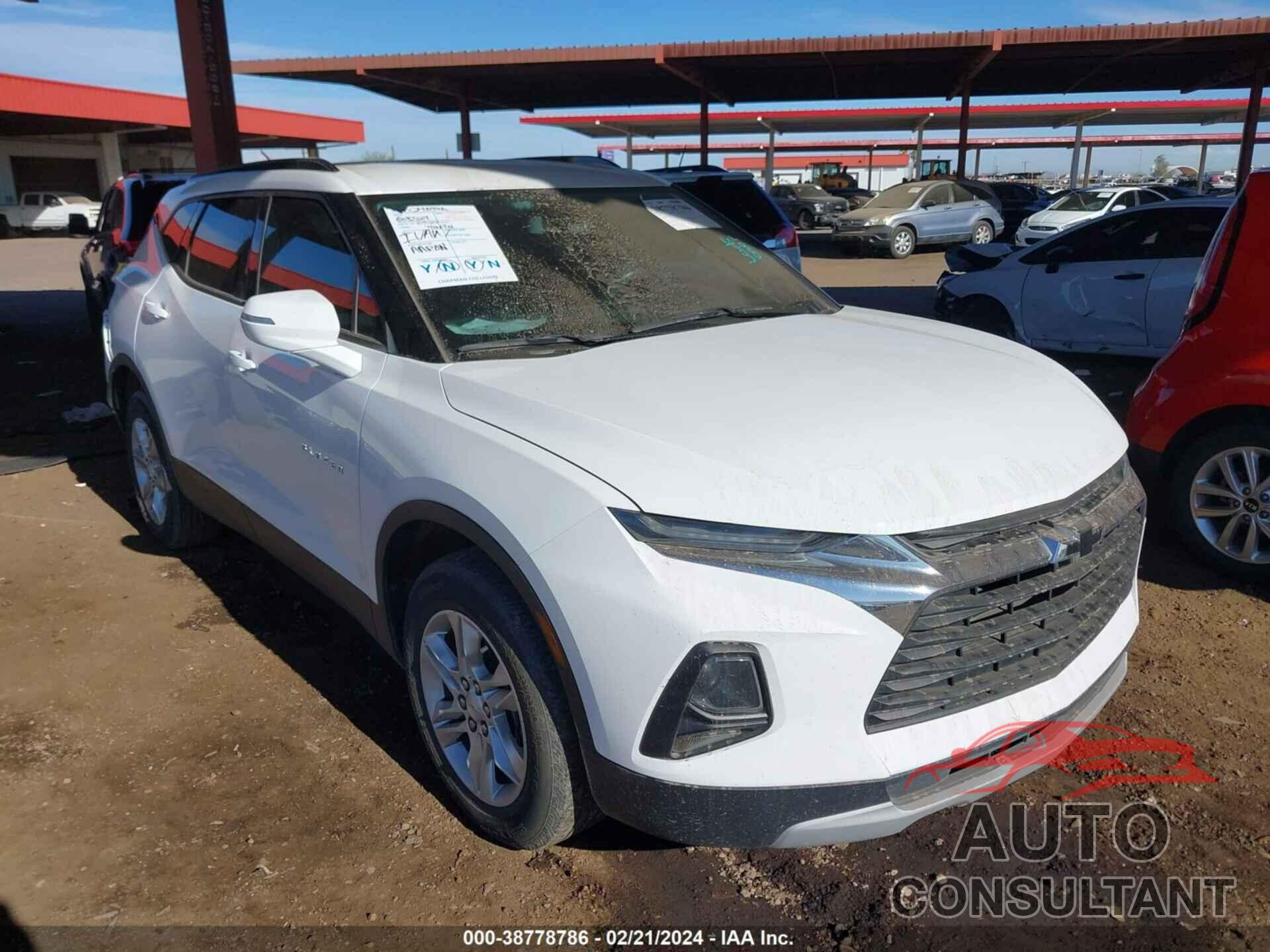 CHEVROLET BLAZER 2020 - 3GNKBBRA0LS708361