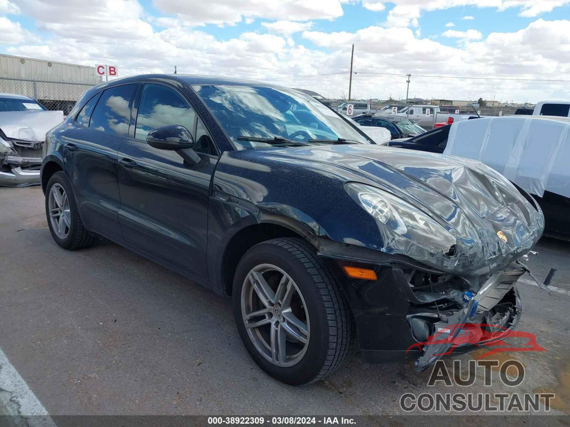 PORSCHE MACAN 2018 - WP1AA2A52JLB15365