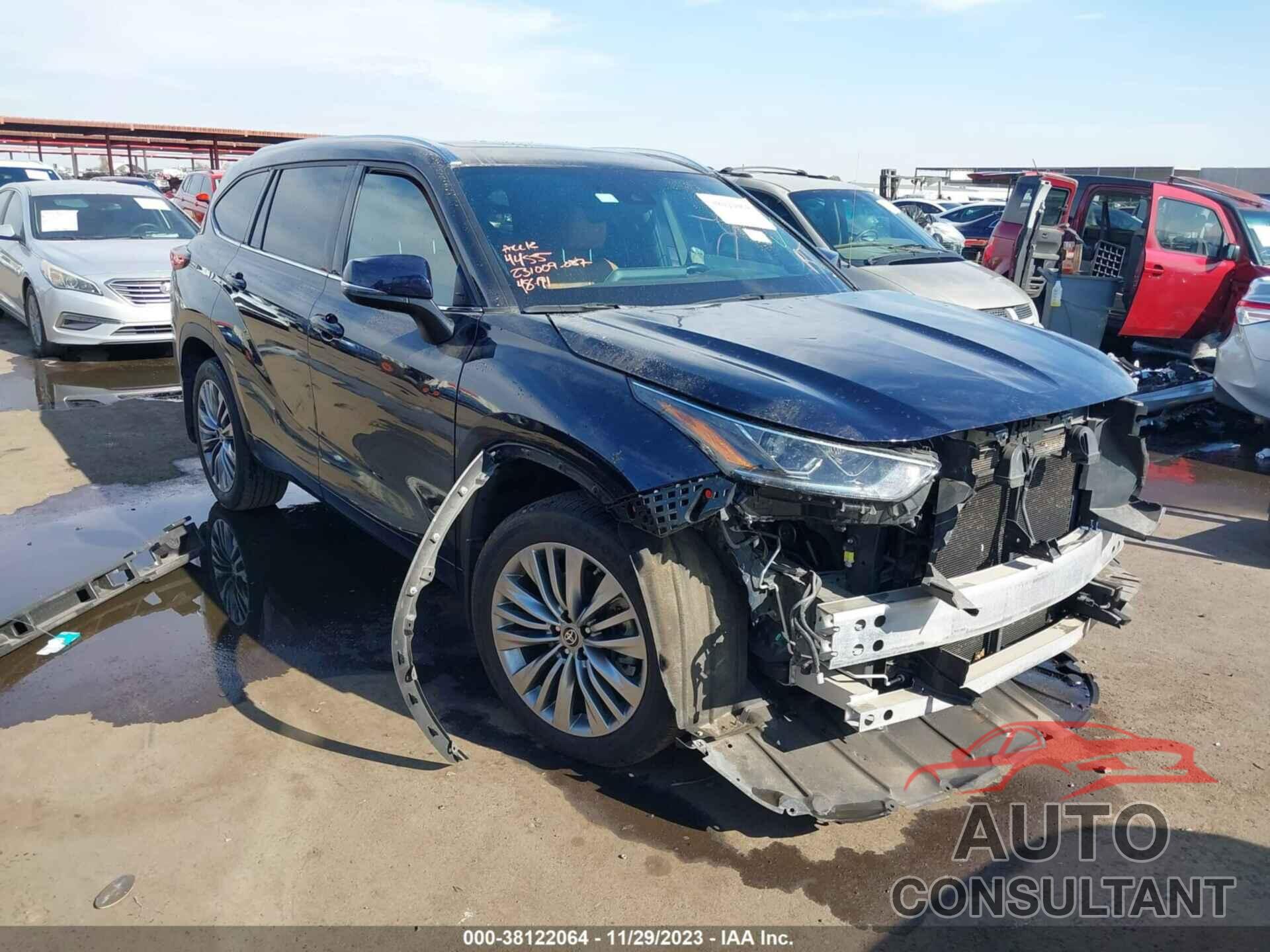 TOYOTA HIGHLANDER 2020 - 5TDFZRBH0LS054455