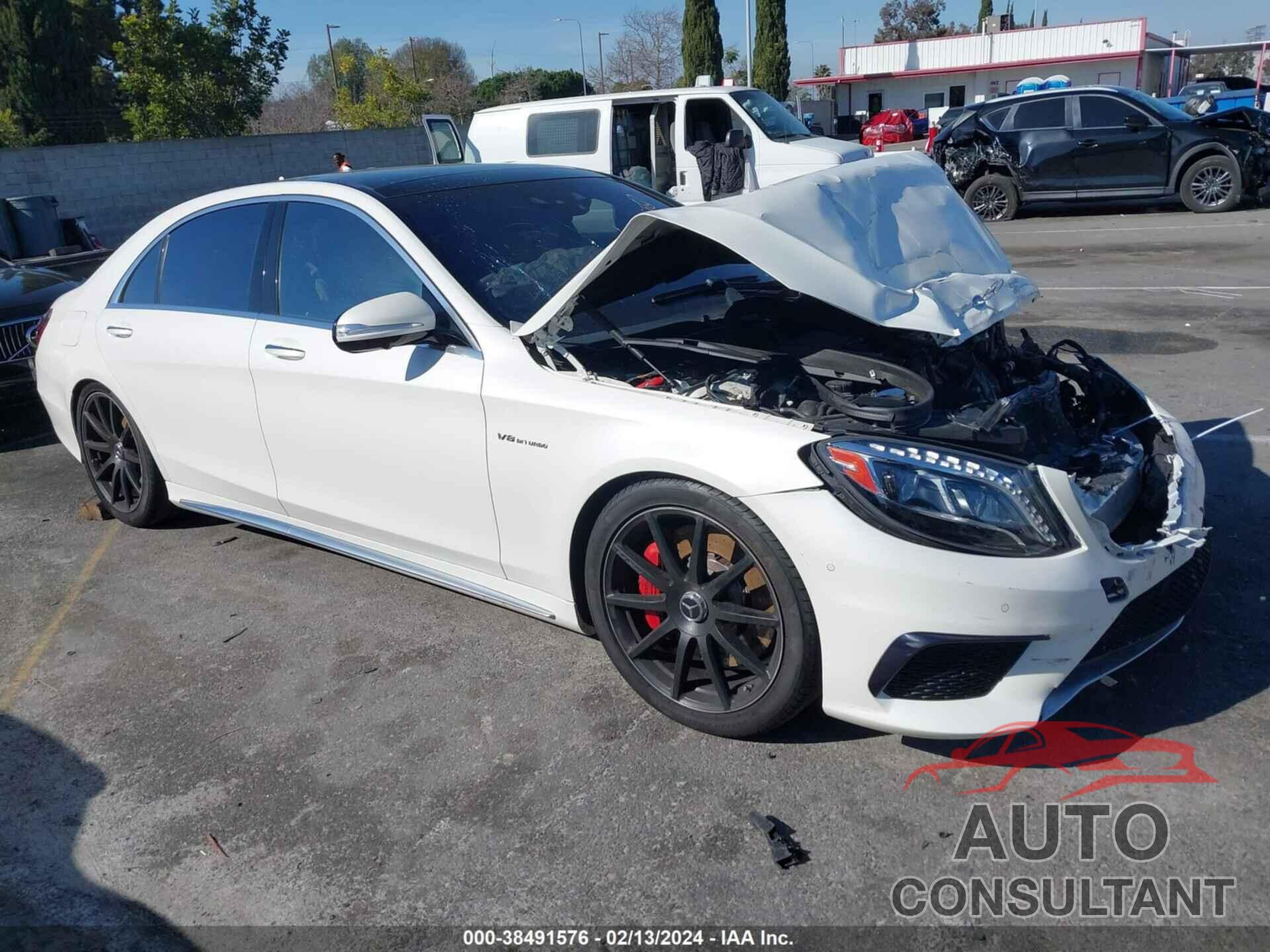 MERCEDES-BENZ AMG S 63 2016 - WDDUG7JB0GA273455