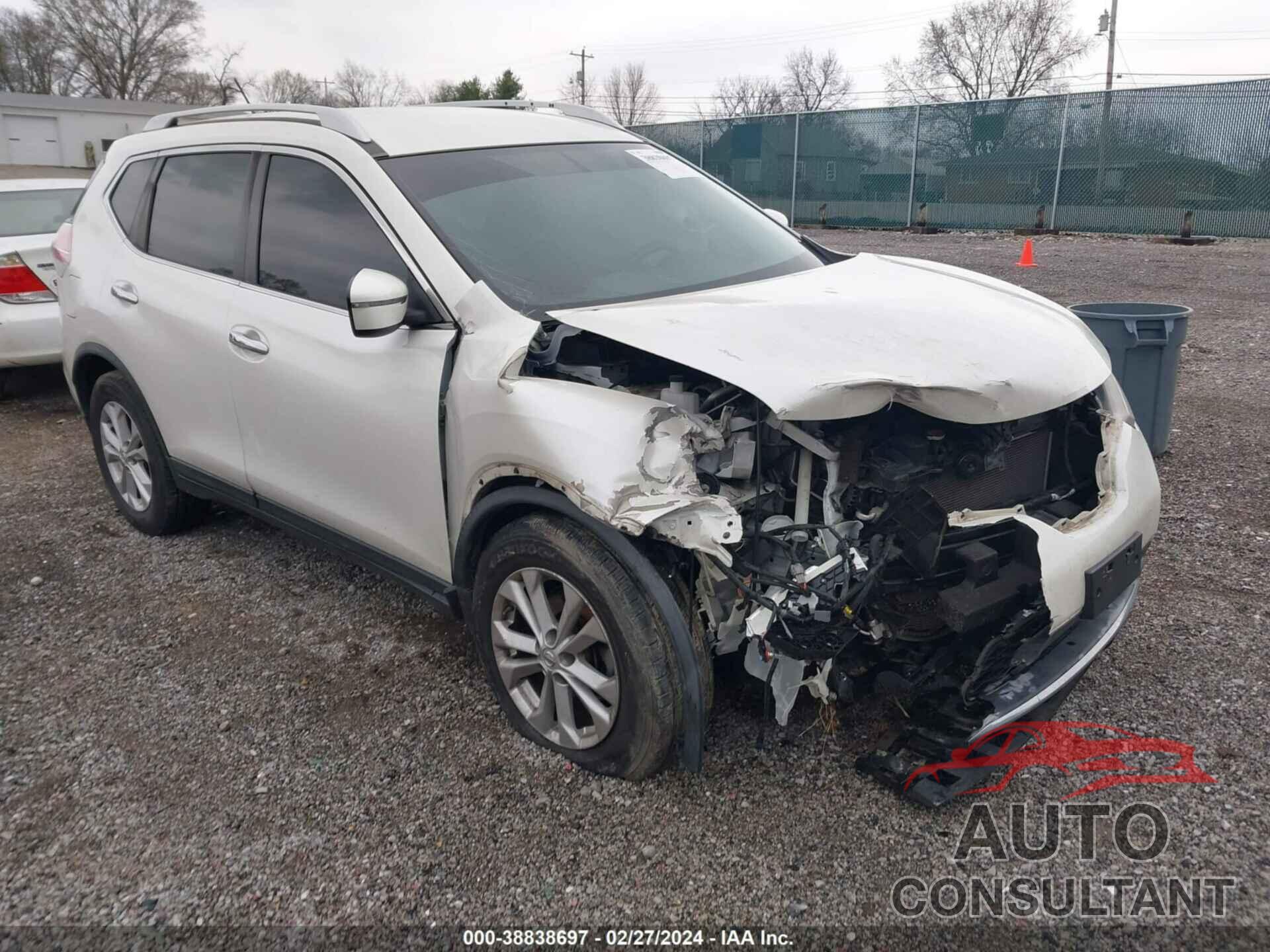 NISSAN ROGUE 2016 - KNMAT2MVXGP653479