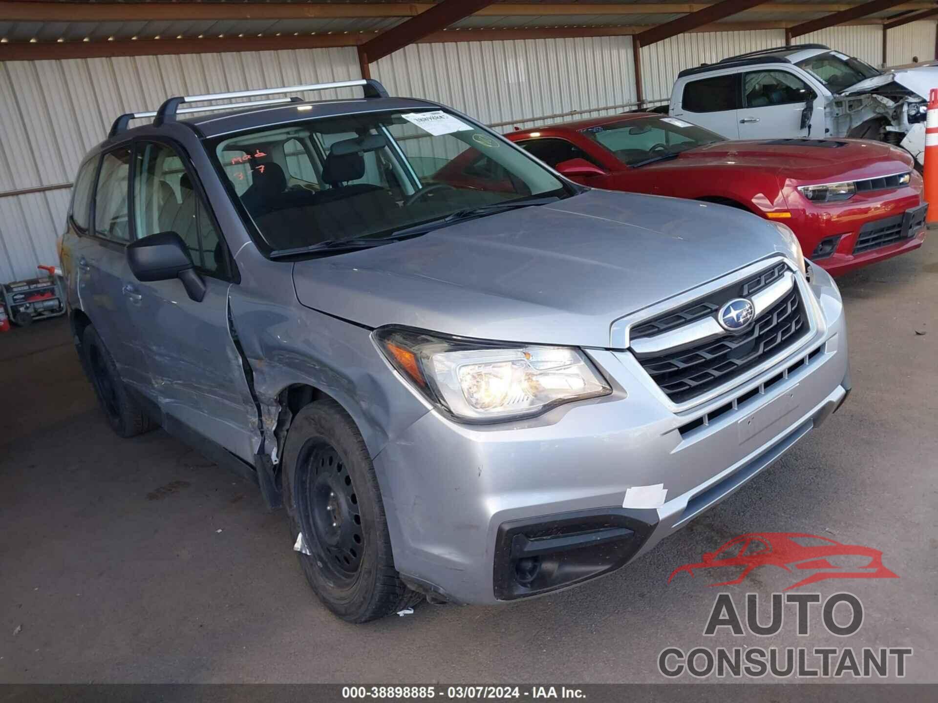 SUBARU FORESTER 2018 - JF2SJAAC0JG417388