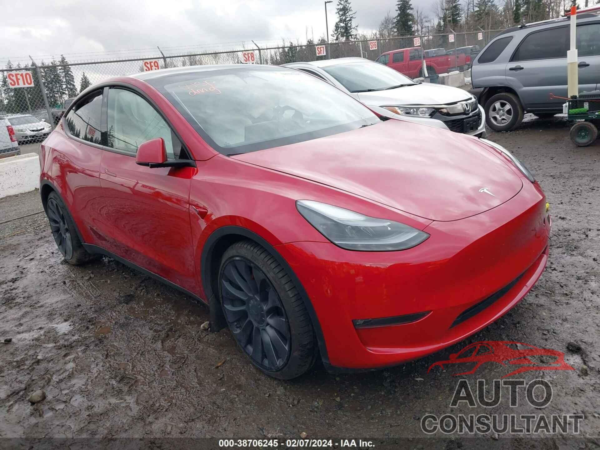 TESLA MODEL Y 2022 - 7SAYGDEF3NF546631