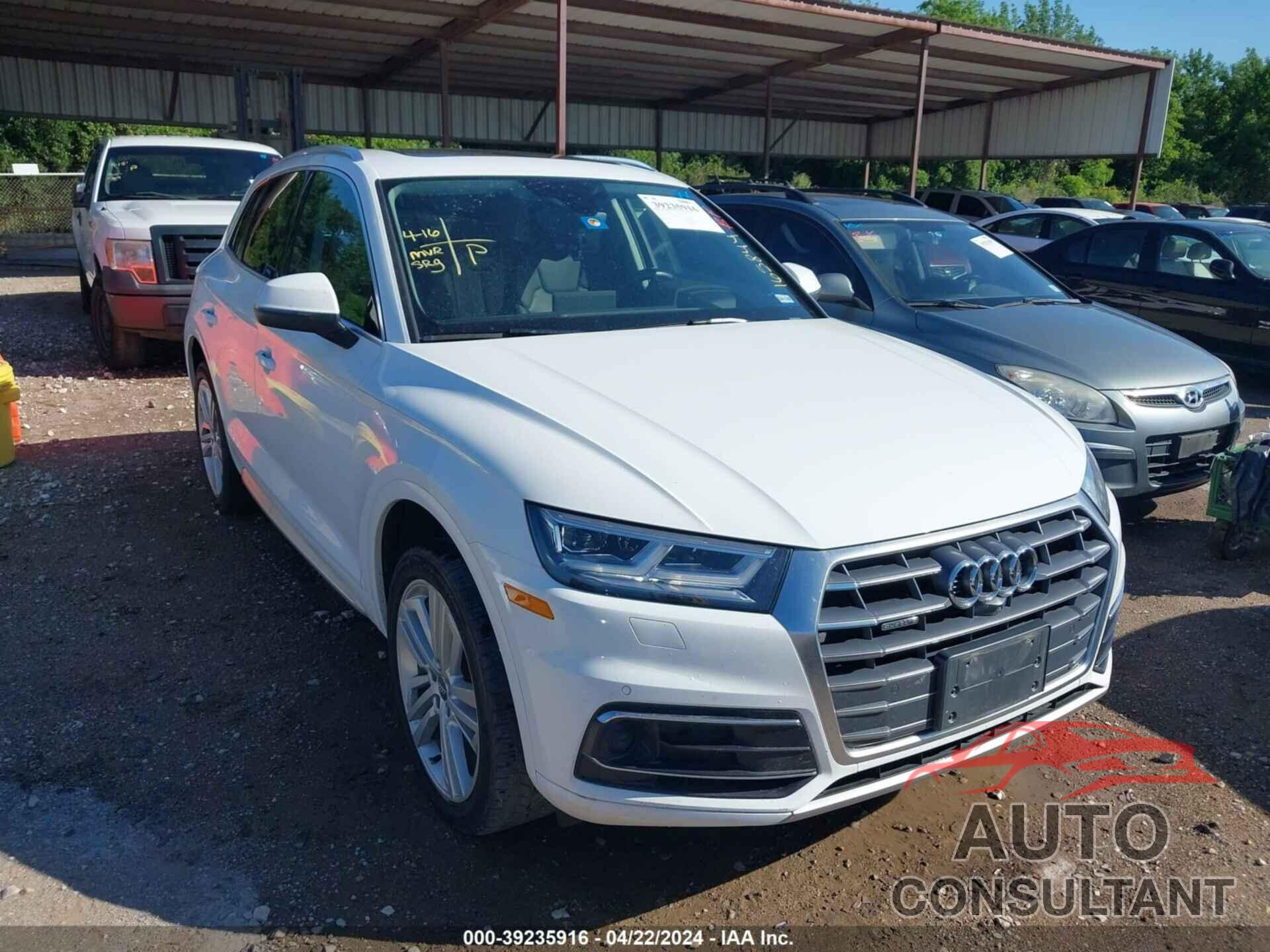 AUDI Q5 2018 - WA1CNAFY6J2165844