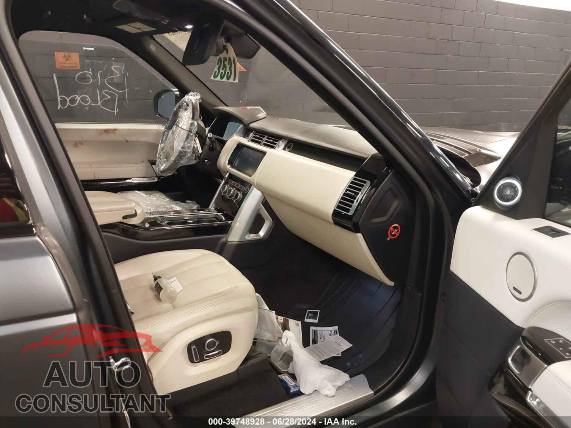 LAND ROVER RANGE ROVER 2017 - SALGS2FV5HA347006