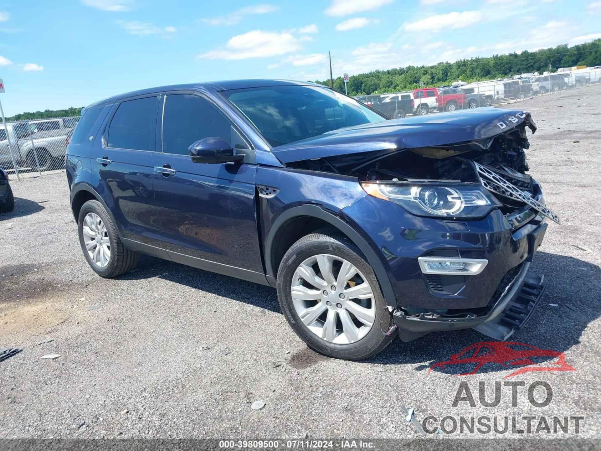 LAND ROVER DISCOVERY SPORT 2016 - SALCT2BG9GH547749