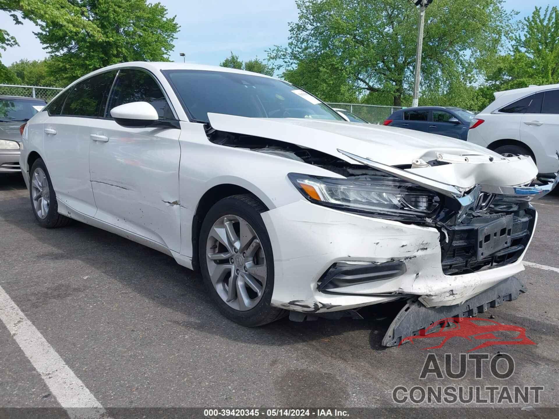 HONDA ACCORD 2018 - 1HGCV1F15JA261626