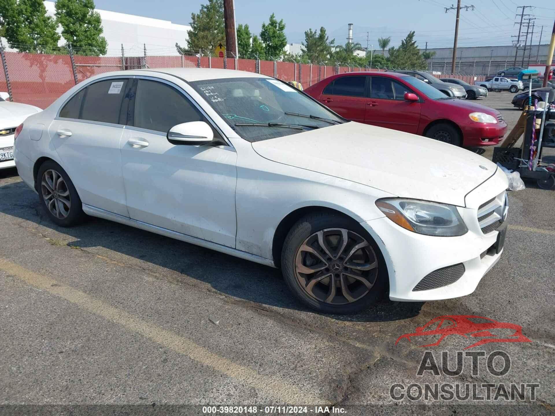 MERCEDES-BENZ C 300 2017 - 55SWF4JB1HU222770