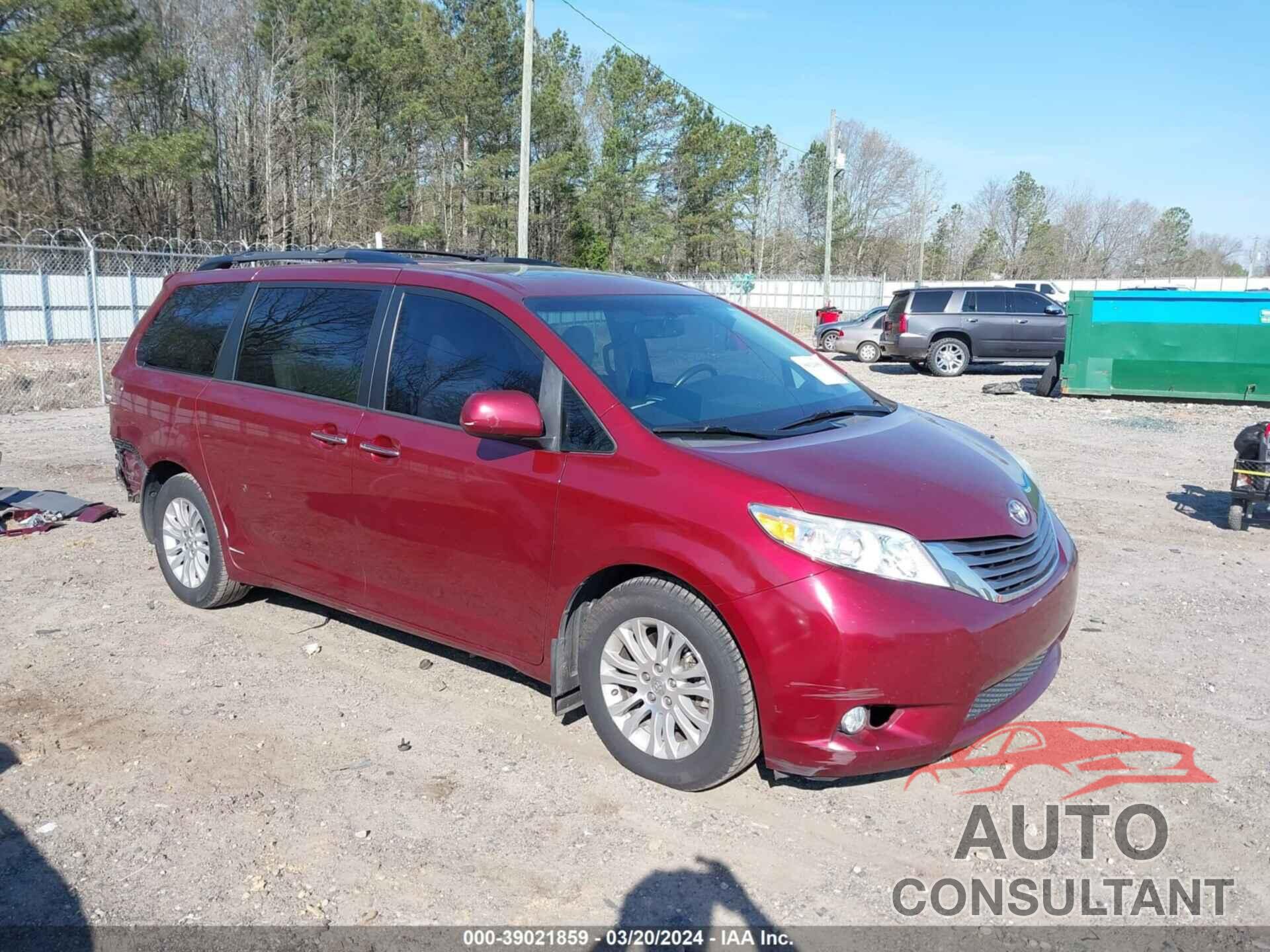 TOYOTA SIENNA 2016 - 5TDYK3DC3GS730933