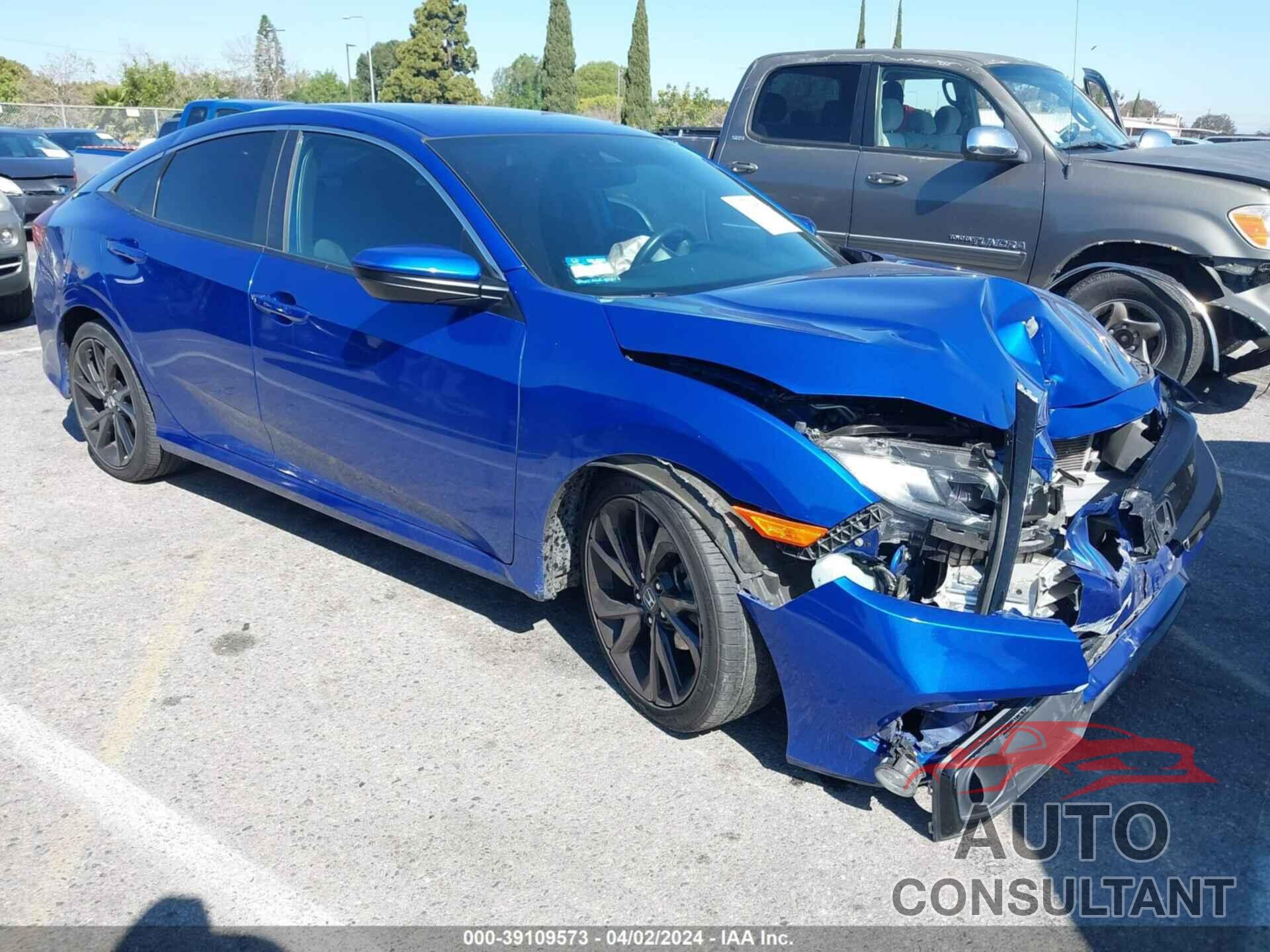 HONDA CIVIC 2019 - 19XFC2F81KE214564