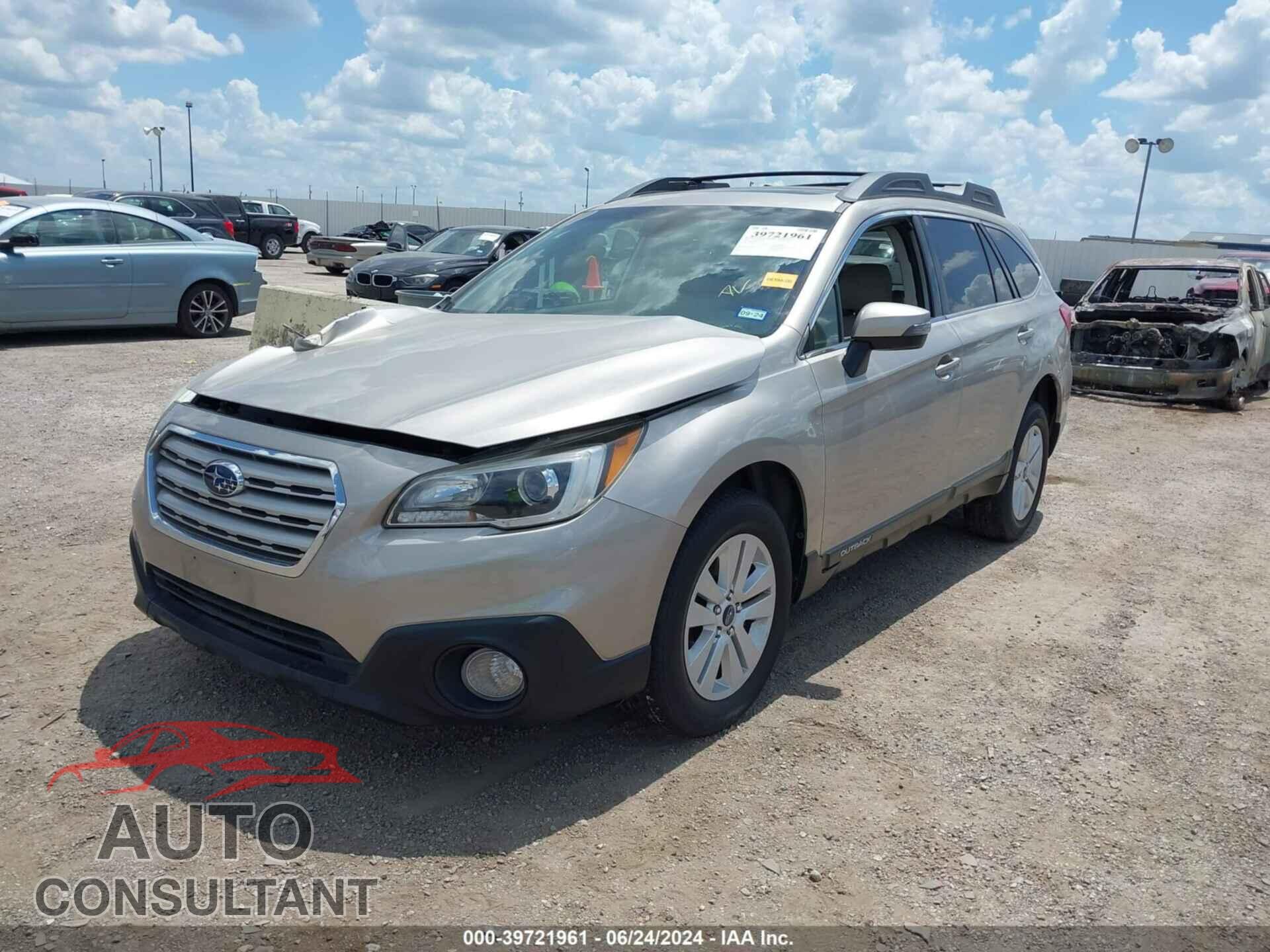 SUBARU OUTBACK 2017 - 4S4BSAHC9H3266355