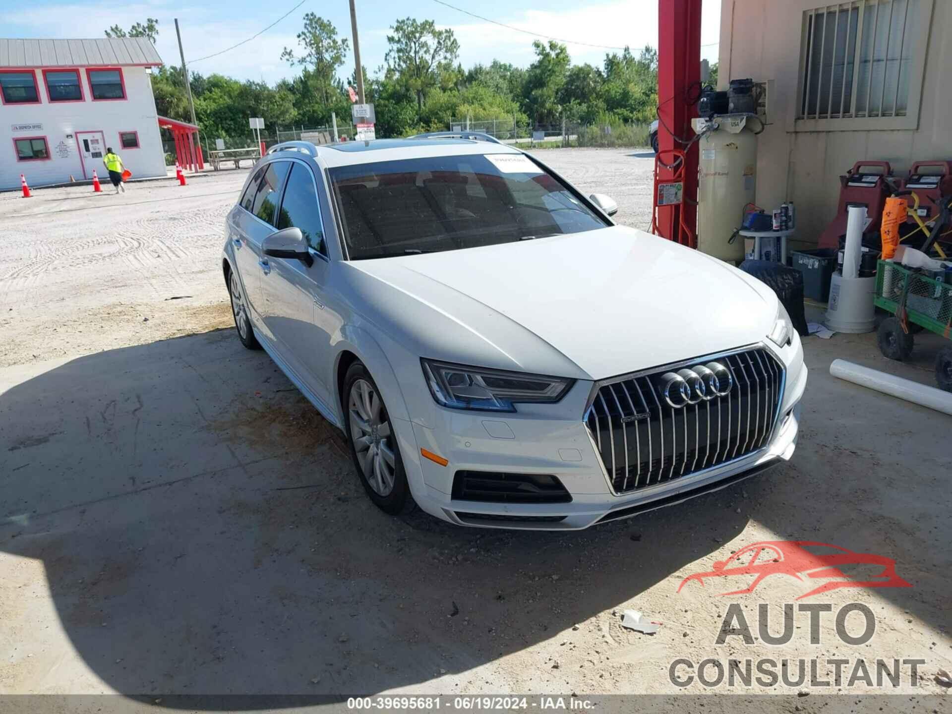 AUDI A4 ALLROAD 2018 - WA18NAF49JA045836