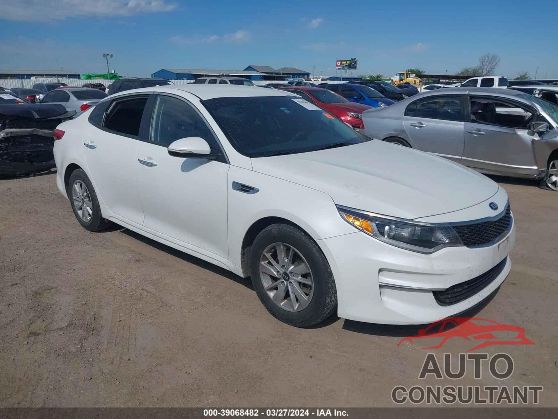 KIA OPTIMA 2017 - KNAGT4L30H5170812