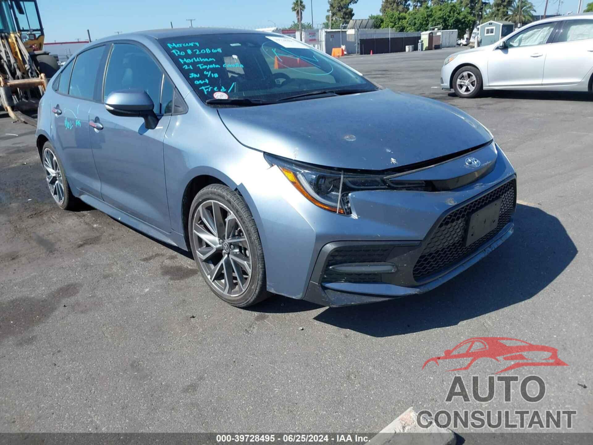 TOYOTA COROLLA 2021 - 5YFT4MCE9MP059916