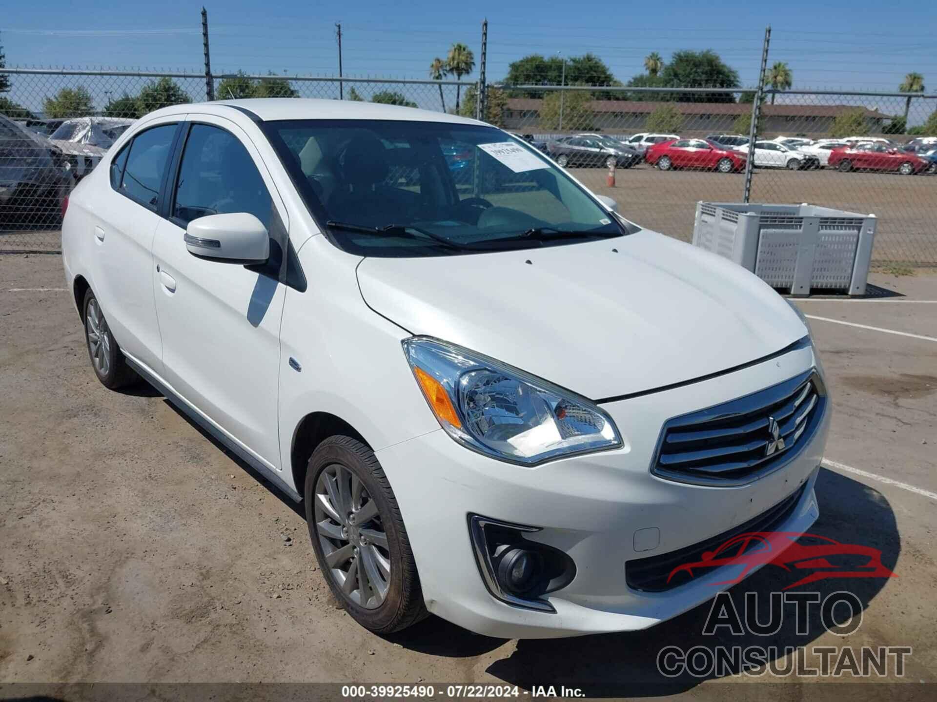 MITSUBISHI MIRAGE G4 2019 - ML32F4FJ3KHF11873