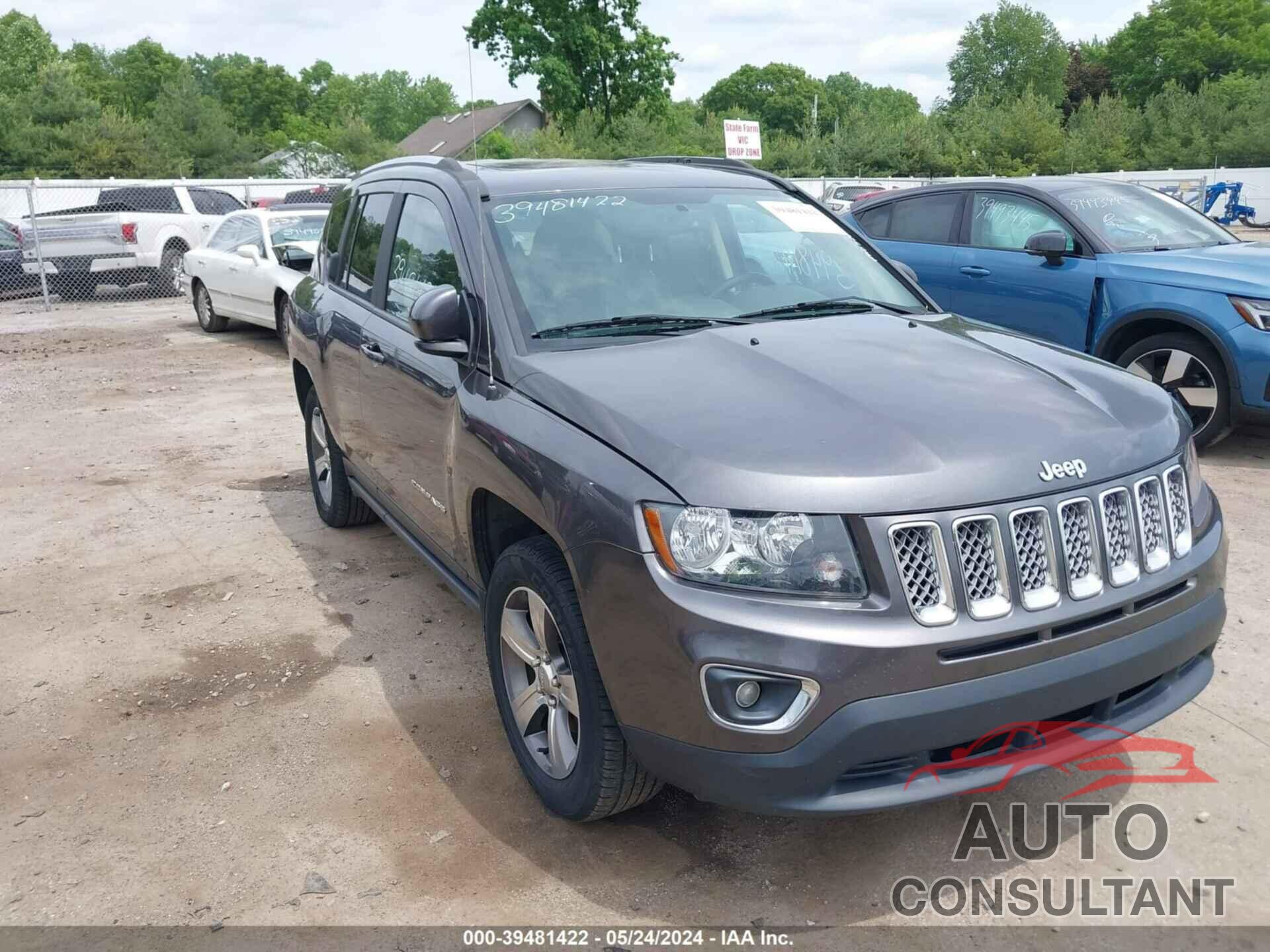 JEEP COMPASS 2017 - 1C4NJDEB3HD178154