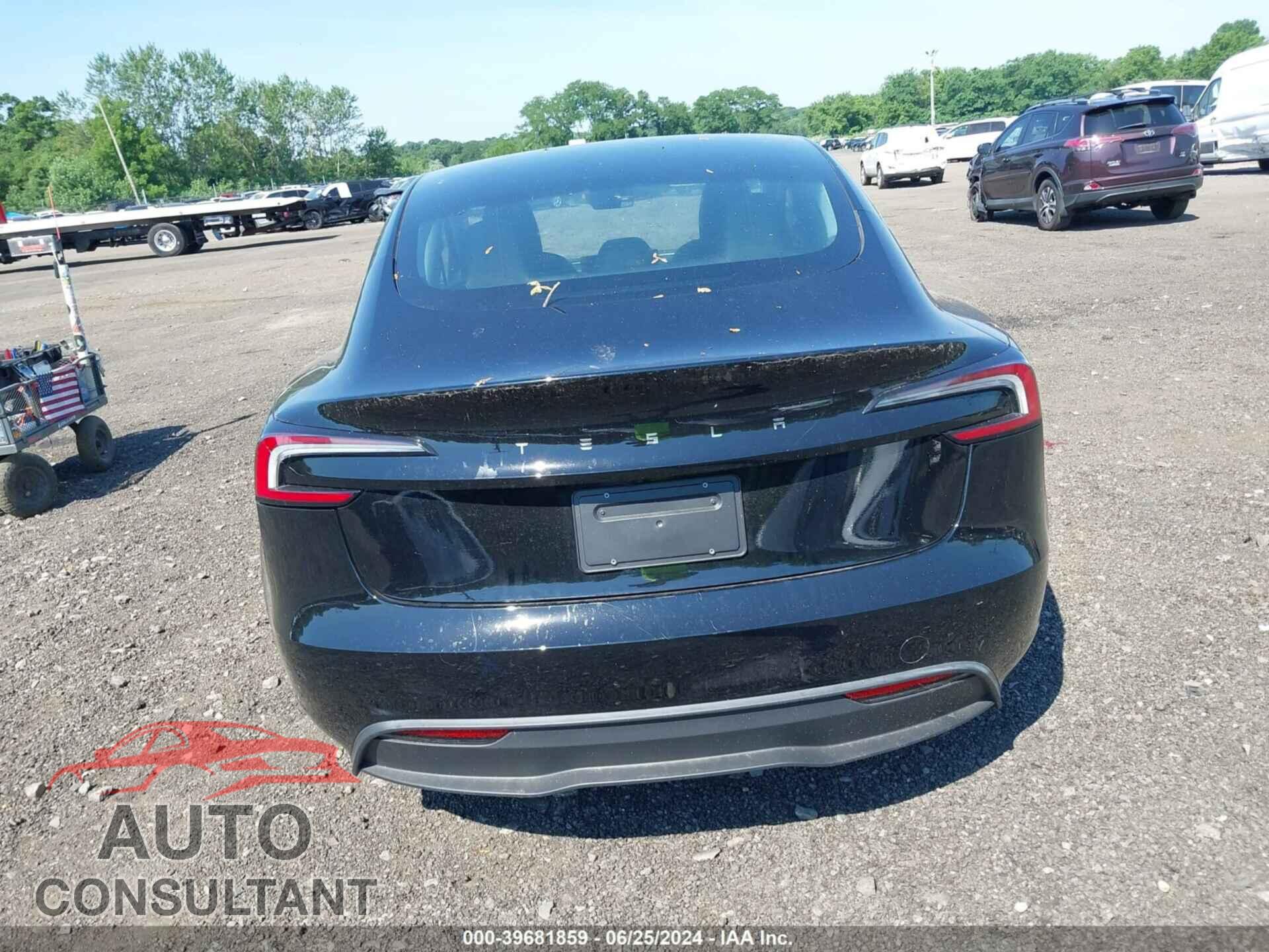 TESLA MODEL 3 2024 - 5YJ3E1EA6RF736252