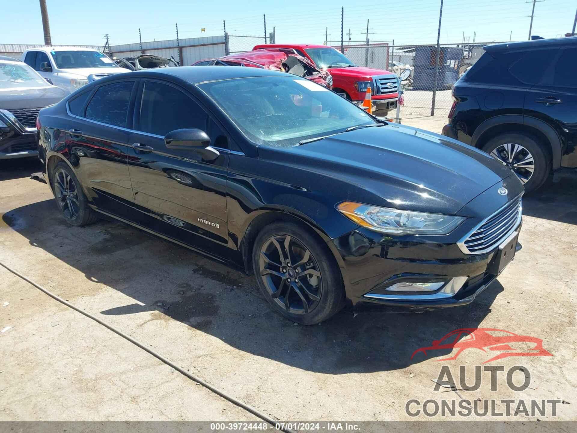 FORD FUSION HYBRID 2018 - 3FA6P0LU3JR219546