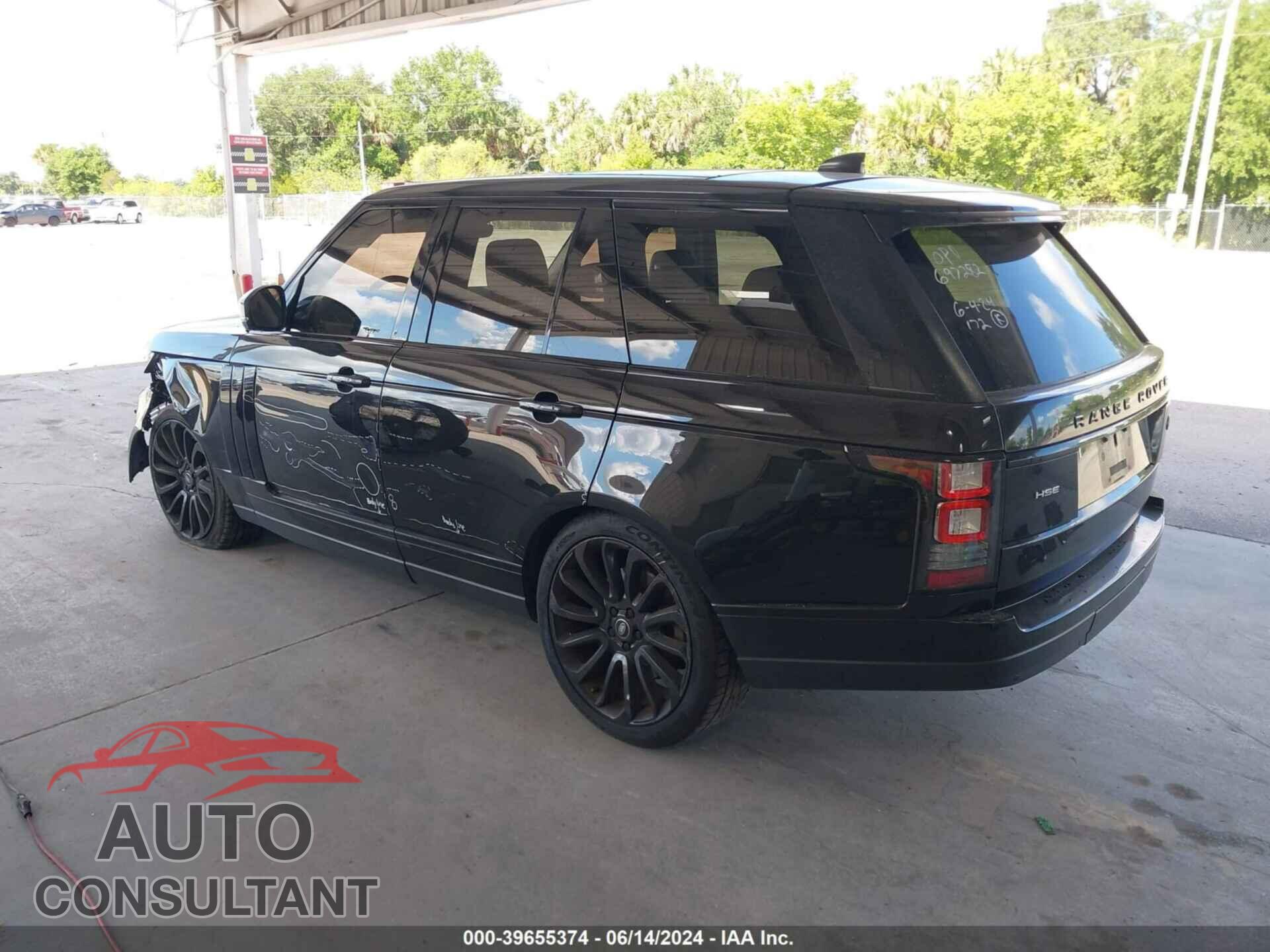 LAND ROVER RANGE ROVER 2017 - SALGS2FV8HA346822