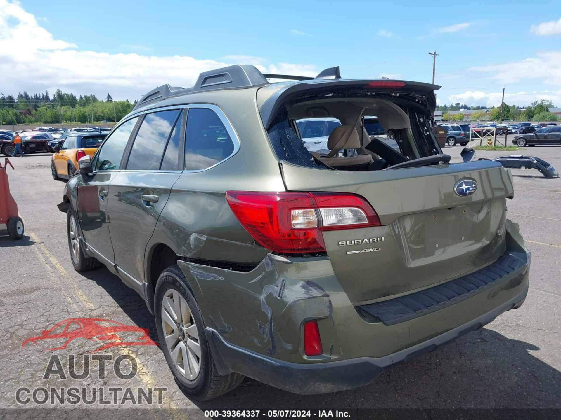 SUBARU OUTBACK 2017 - 4S4BSAFC0H3307409