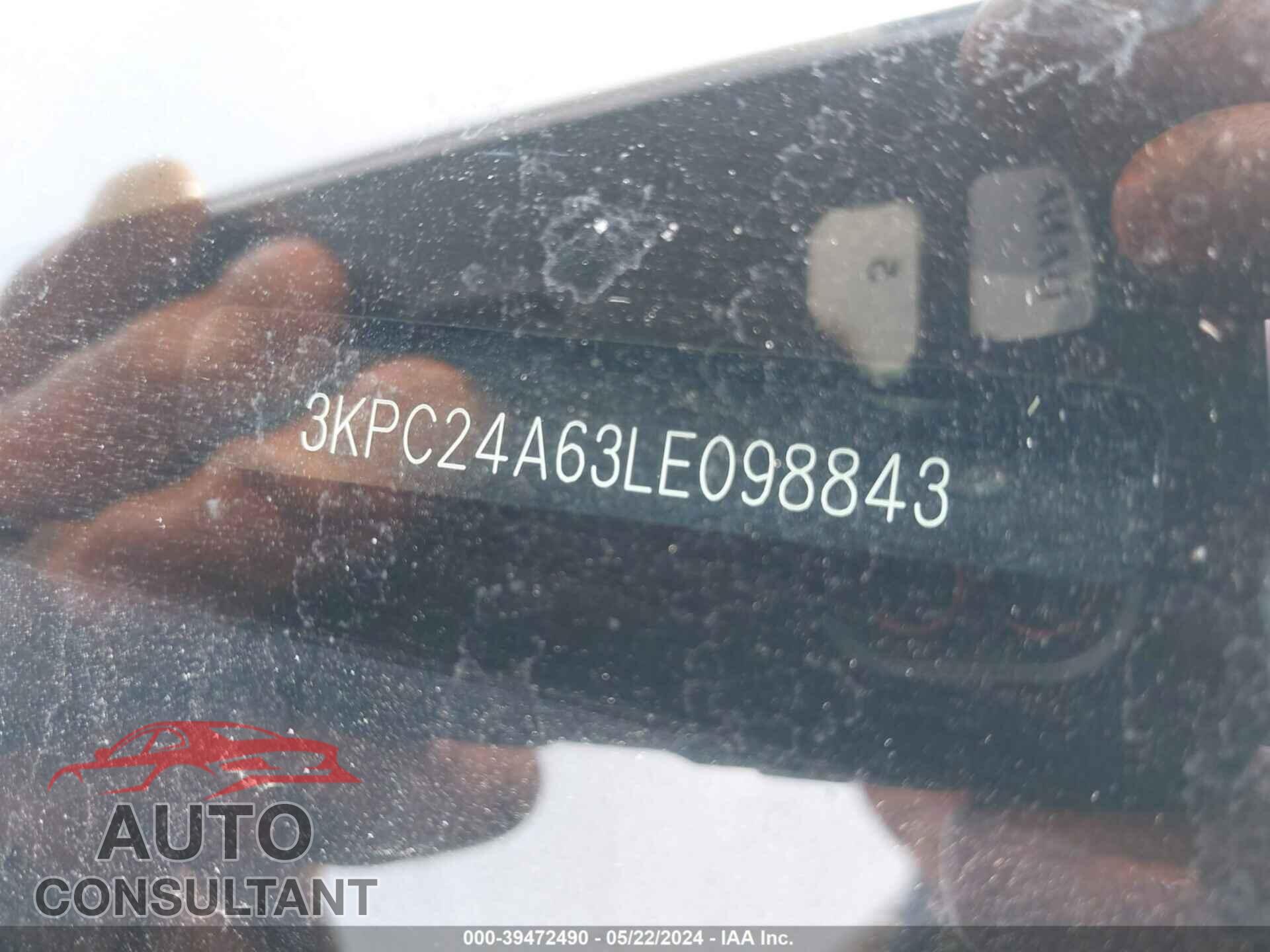 HYUNDAI ACCENT 2020 - 3KPC24A63LE098843