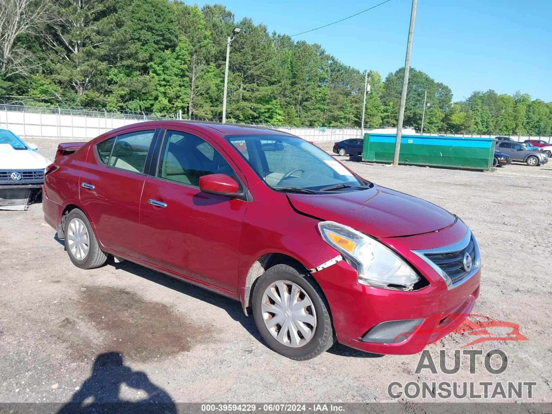 NISSAN VERSA 2016 - 3N1CN7AP6GL873321