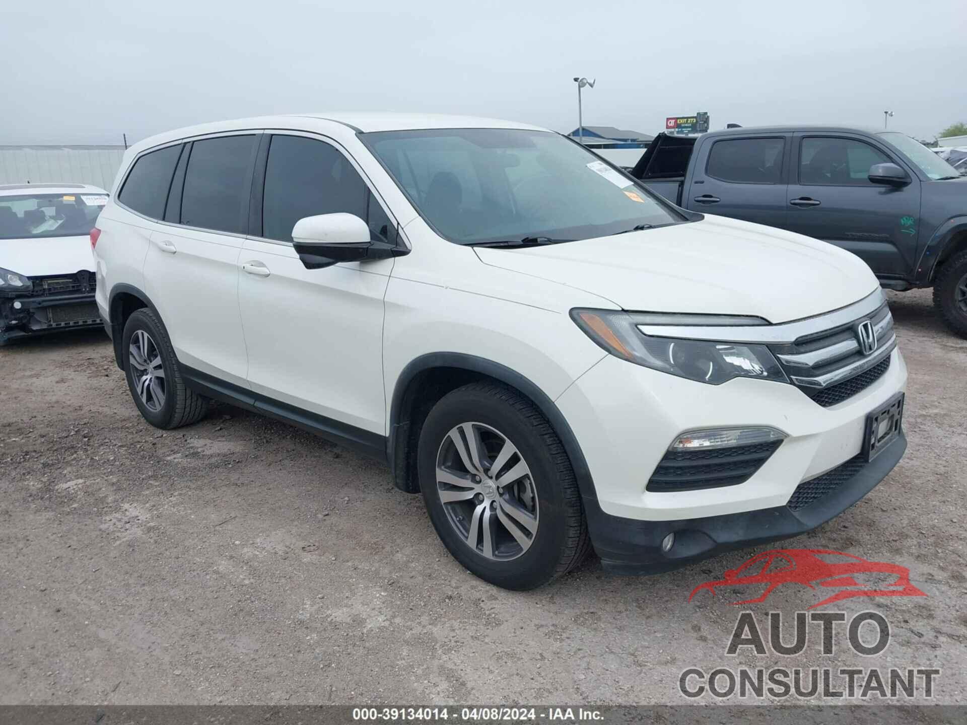 HONDA PILOT 2017 - 5FNYF5H34HB028250