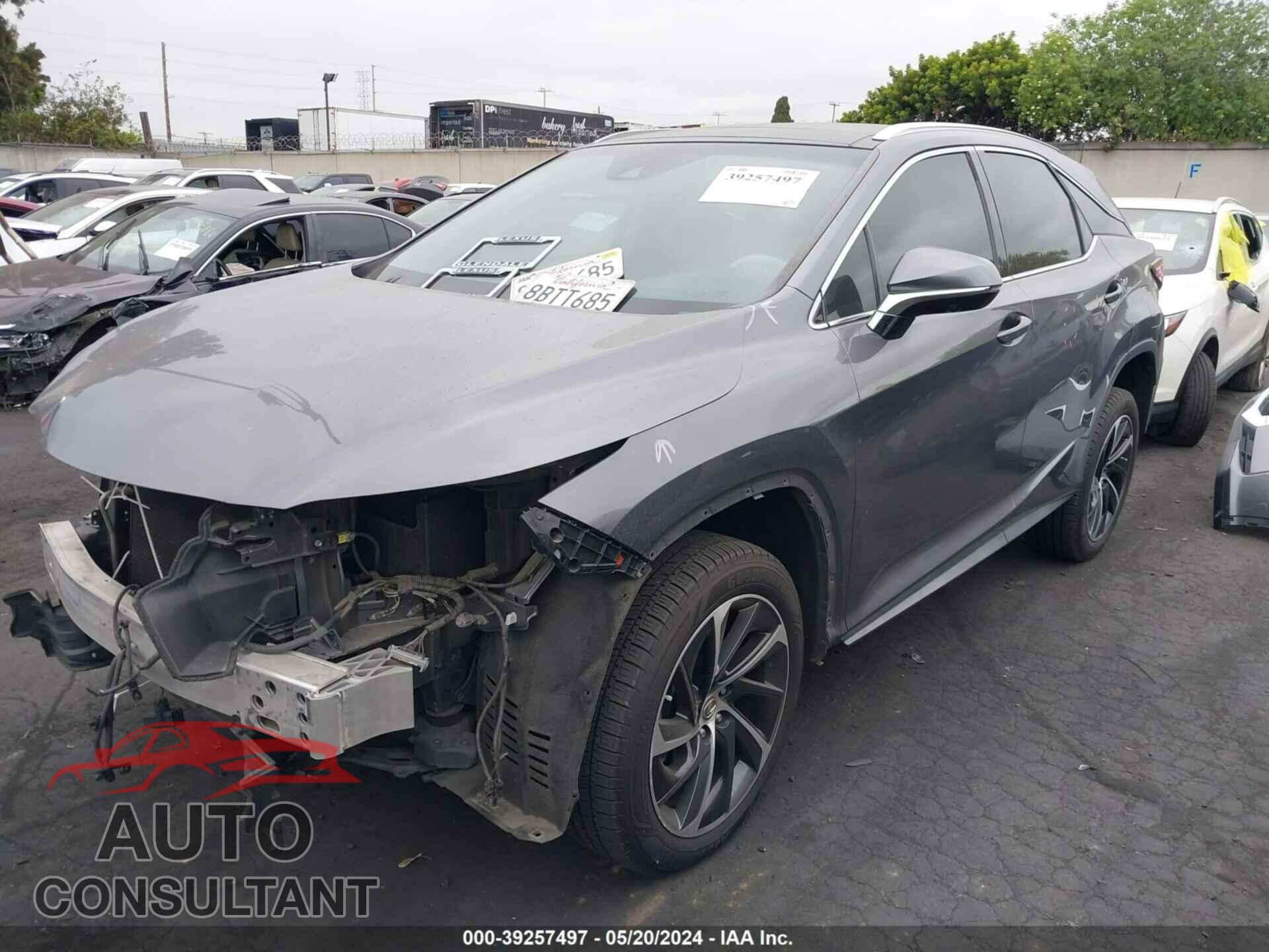 LEXUS RX 350 2017 - 2T2ZZMCA3HC092372