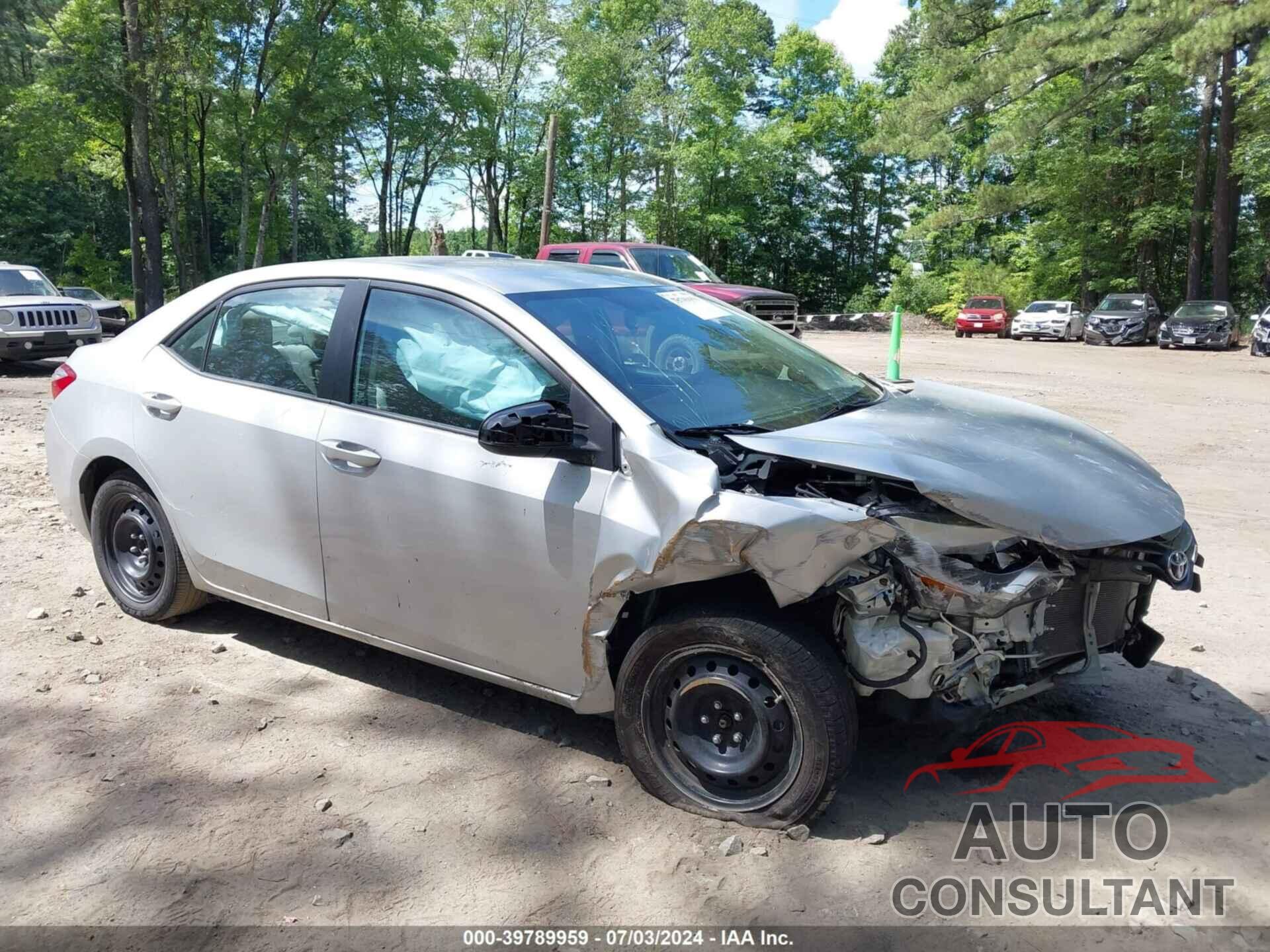 TOYOTA COROLLA 2016 - 2T1BURHE7GC718551