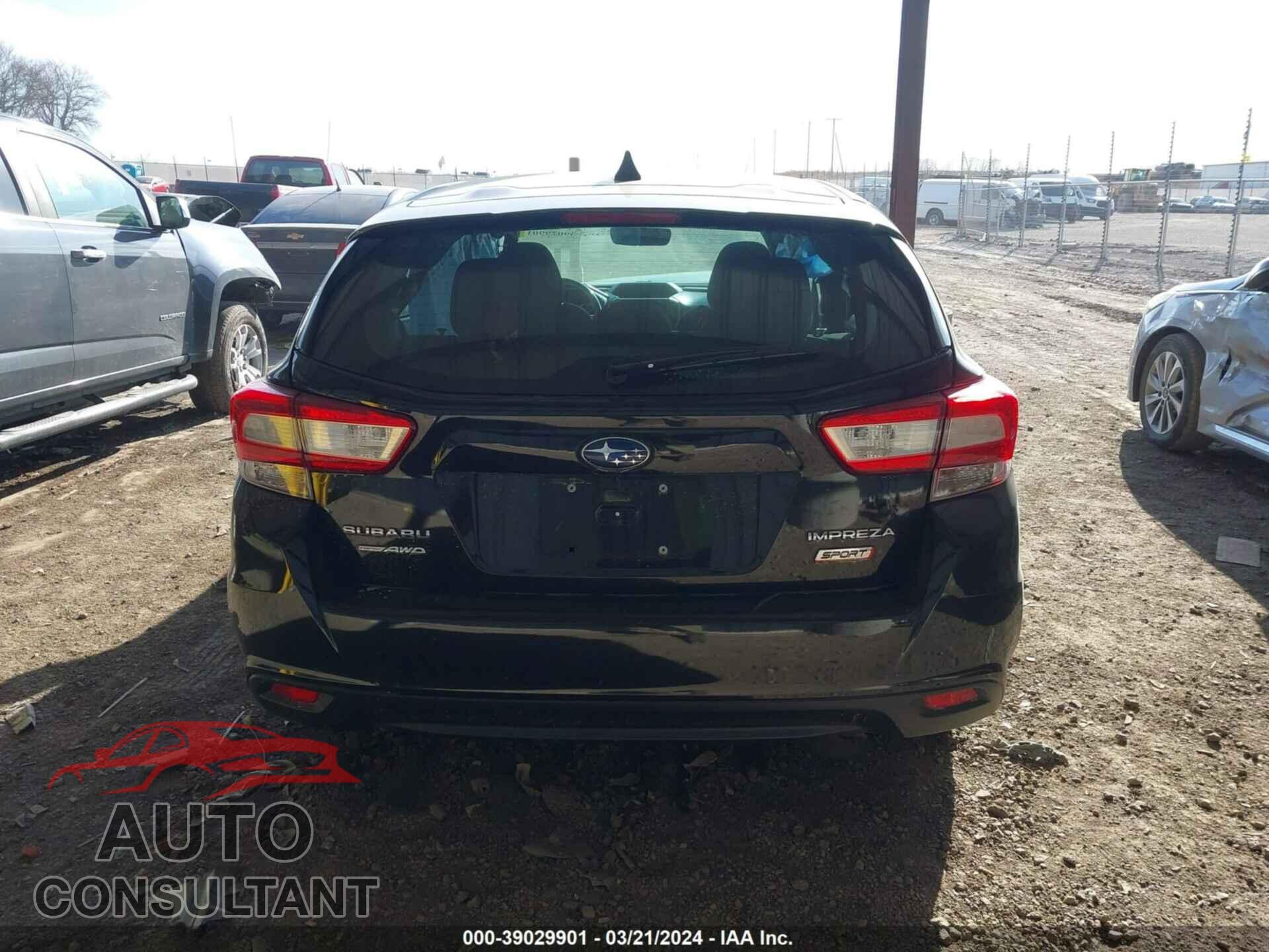 SUBARU IMPREZA 2019 - 4S3GTAJ67K3701022
