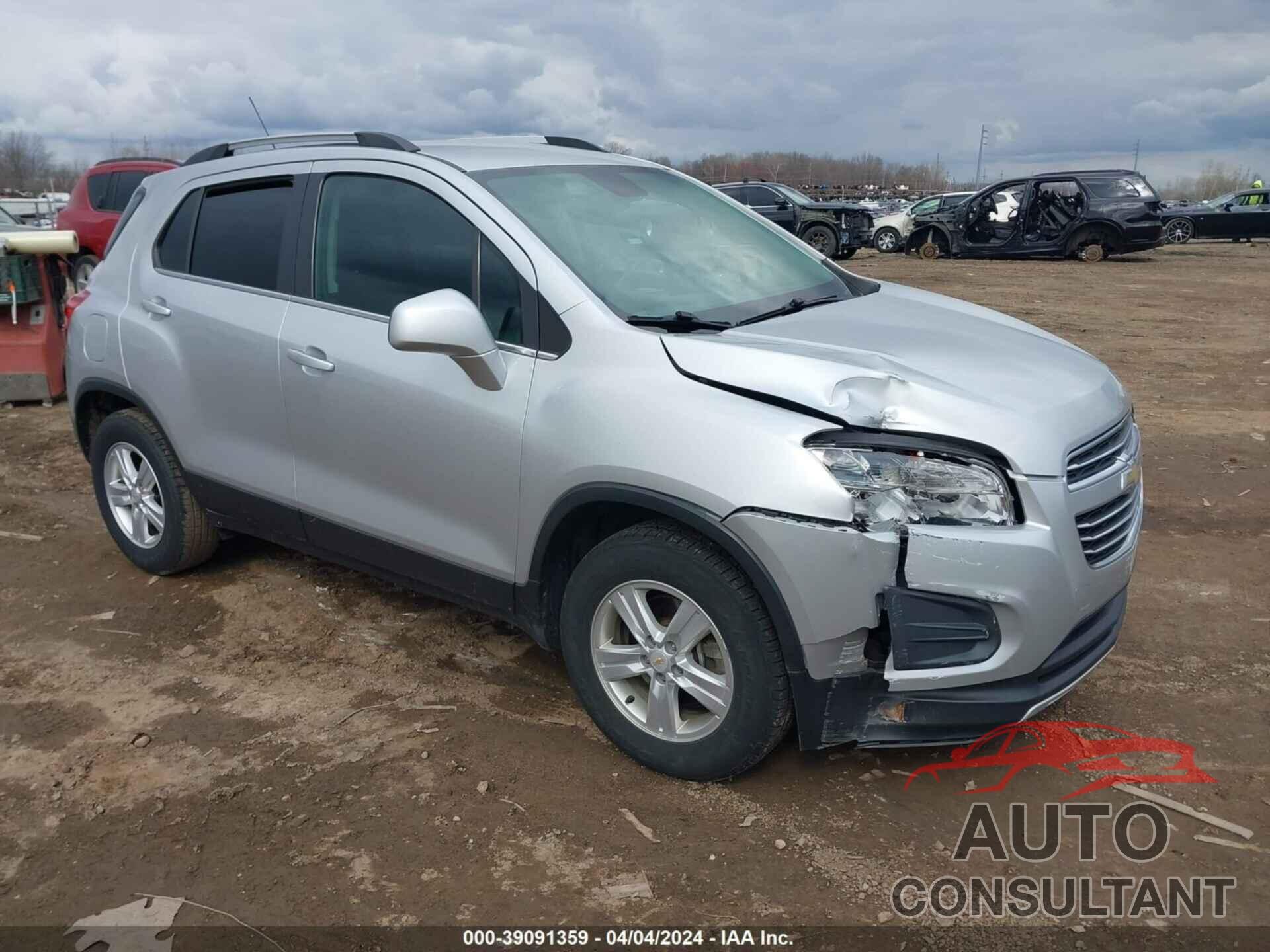 CHEVROLET TRAX 2016 - KL7CJLSB7GB573712