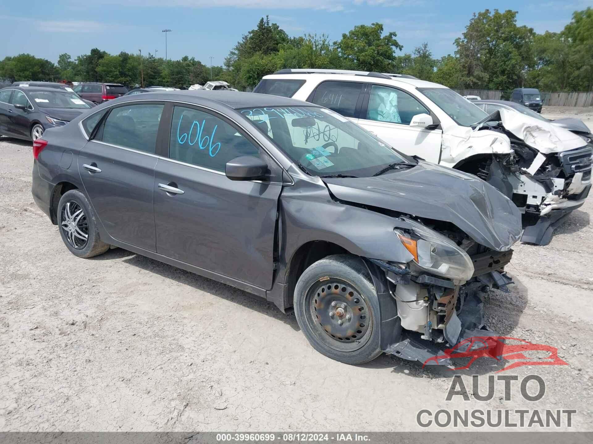 NISSAN SENTRA 2017 - 3N1AB7AP6HY212618