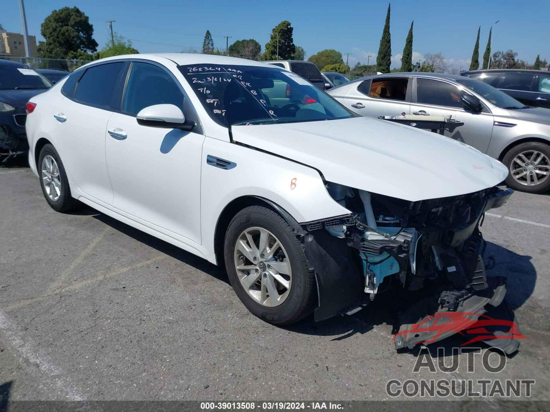 KIA OPTIMA 2017 - 5XXGT4L32HG166307