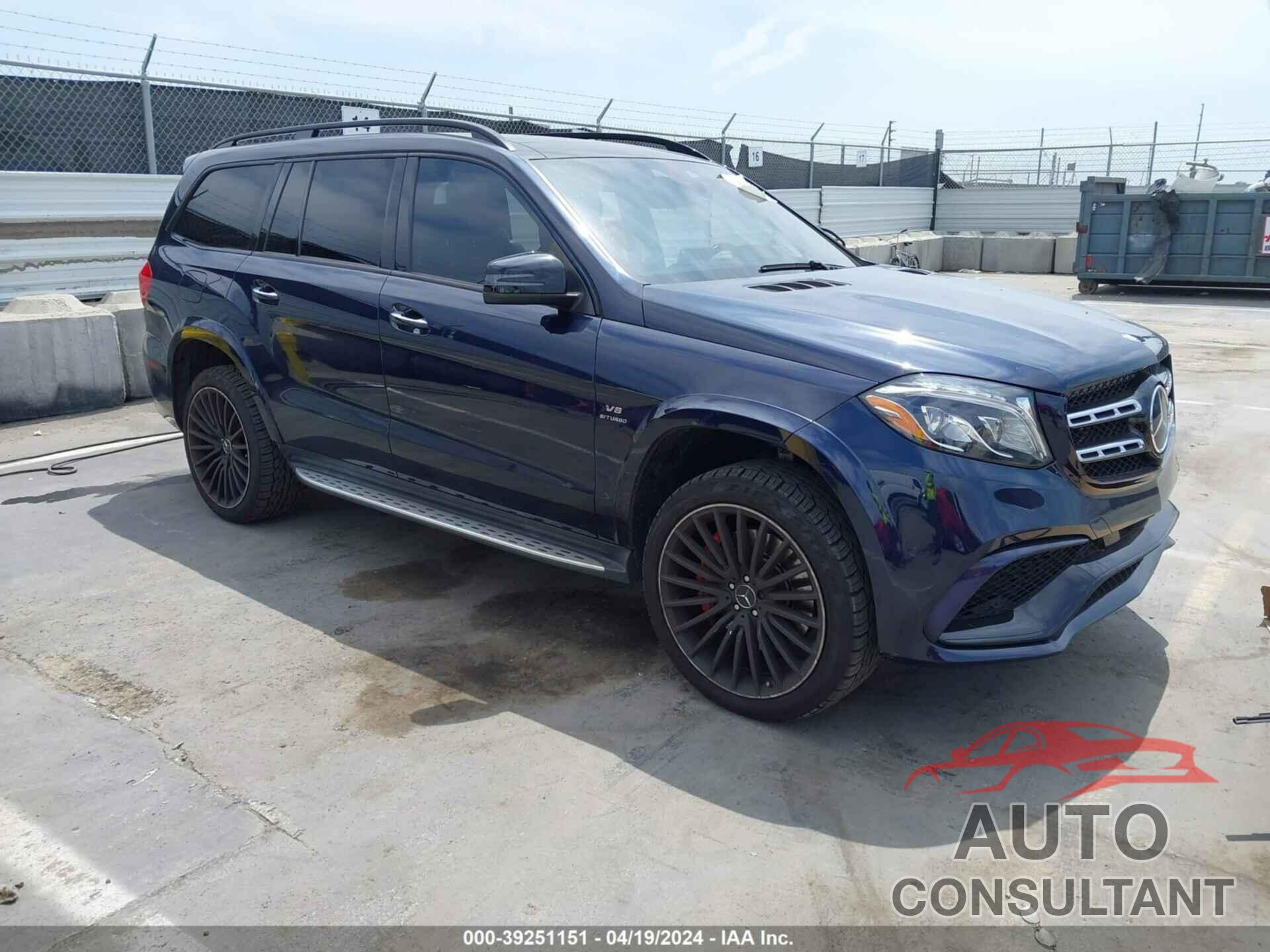 MERCEDES-BENZ AMG GLS 63 2017 - 4JGDF7FE5HA845696