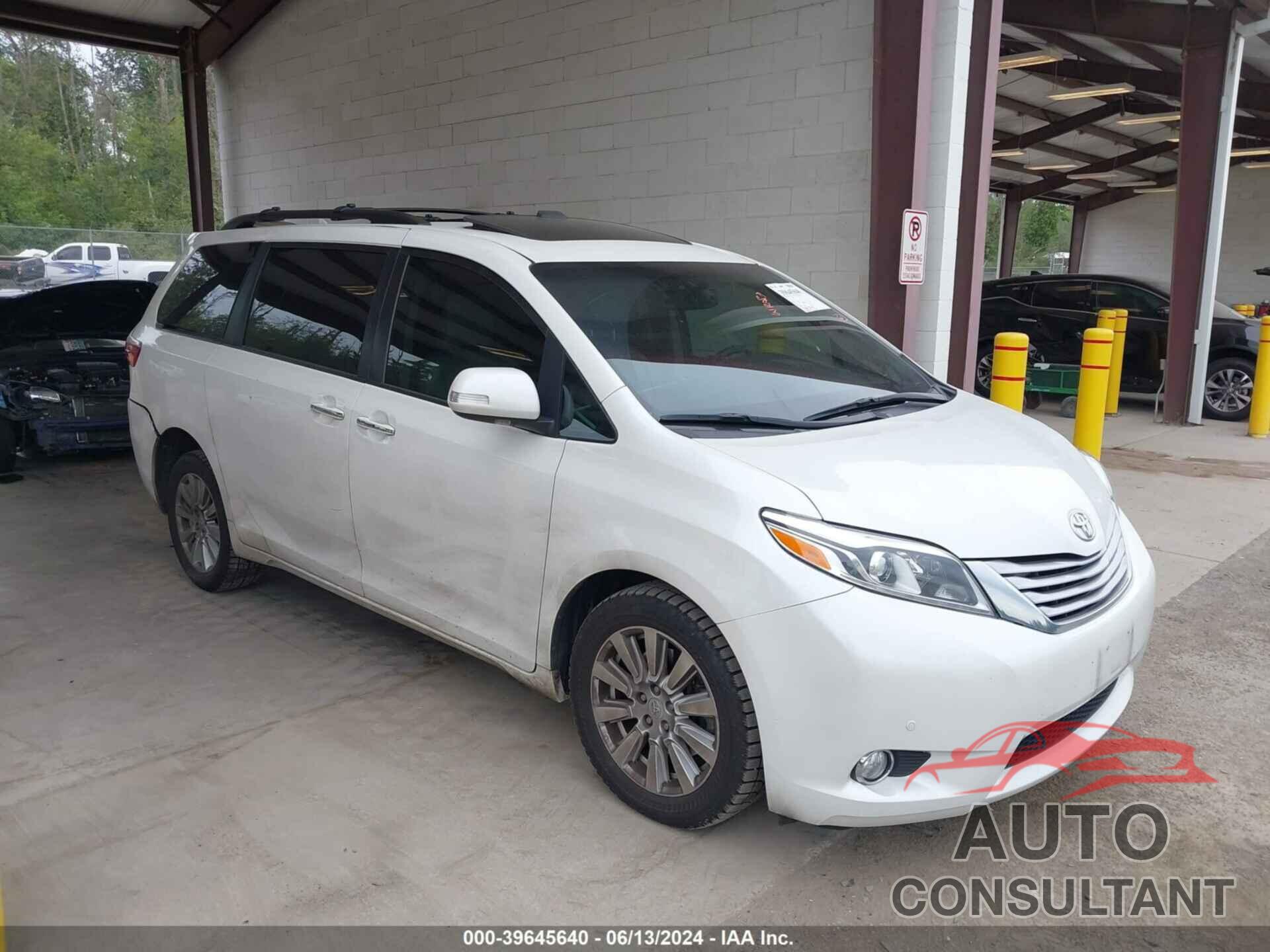 TOYOTA SIENNA 2017 - 5TDDZ3DC9HS168287