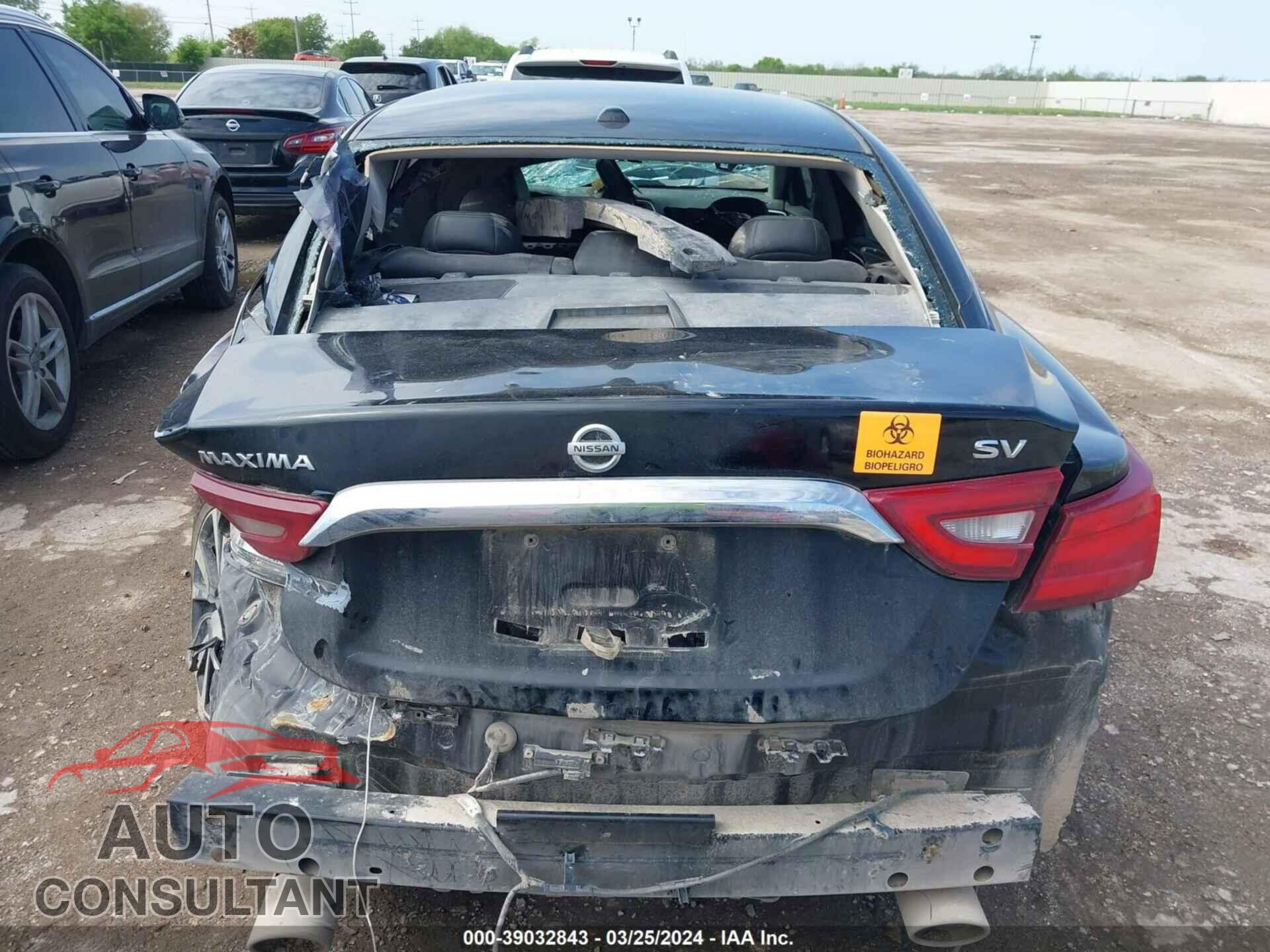 NISSAN MAXIMA 2018 - 1N4AA6AP8JC360591