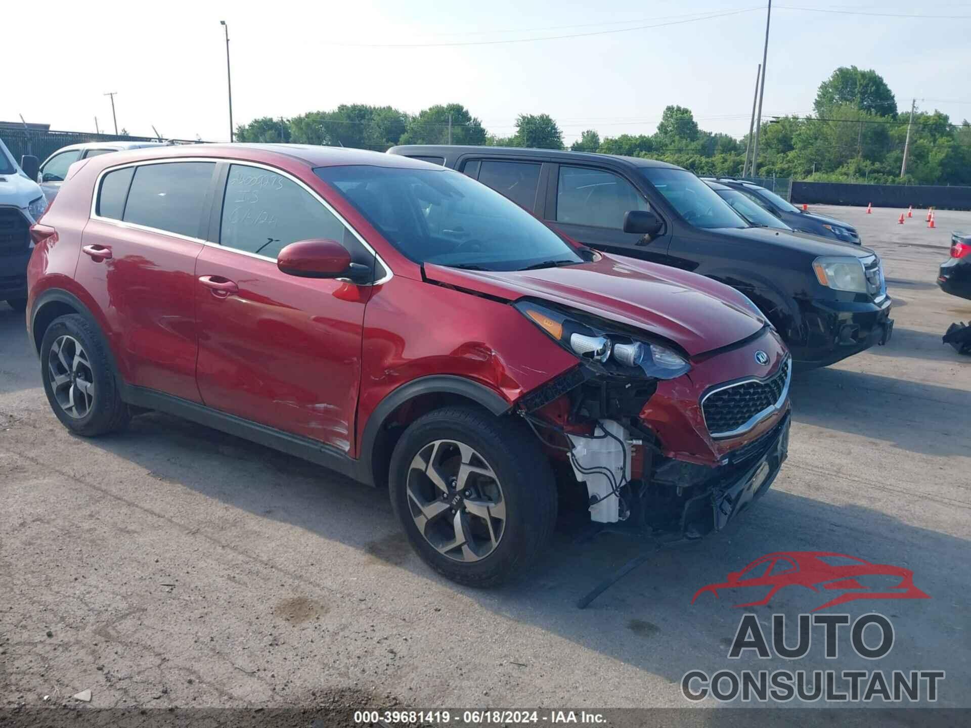 KIA SPORTAGE 2020 - KNDPM3AC7L7796982