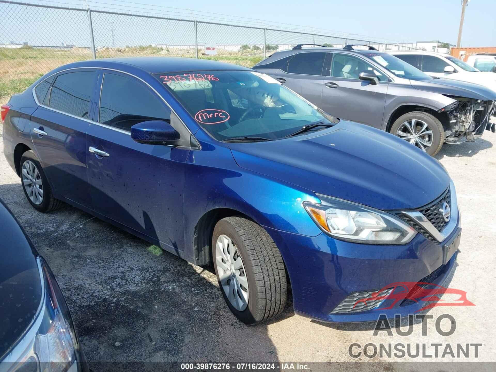 NISSAN SENTRA 2017 - 3N1AB7AP8HY345932