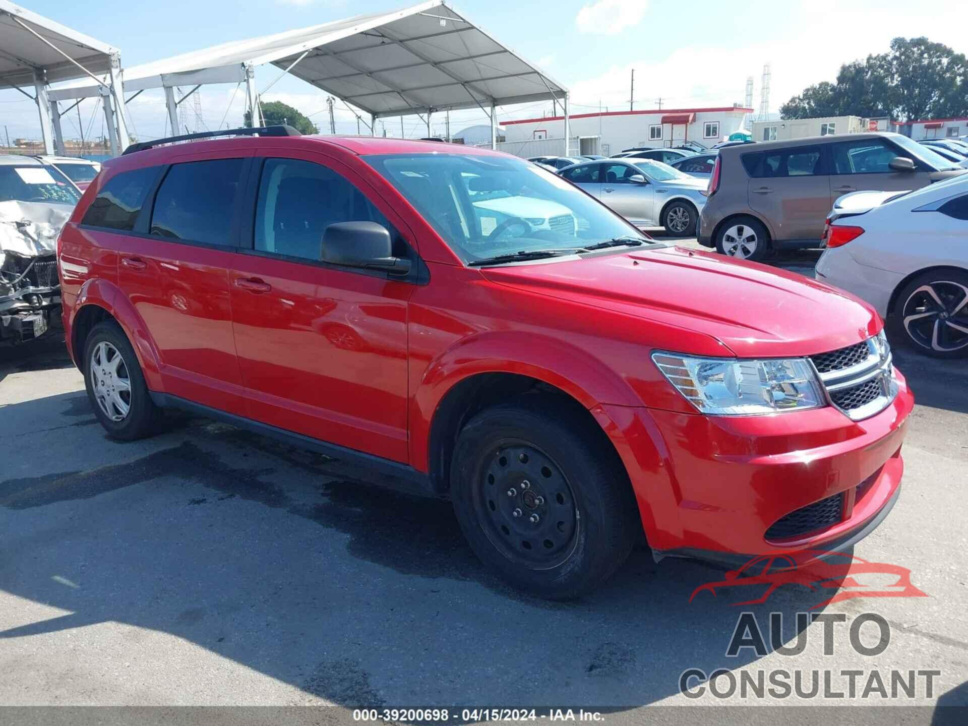 DODGE JOURNEY 2017 - 3C4PDCAB7HT709107