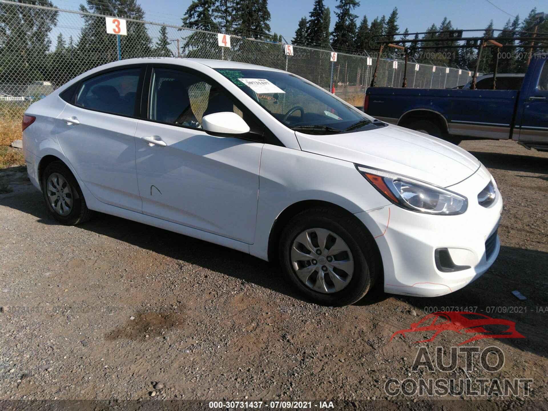 HYUNDAI ACCENT 2017 - KMHCT4AE8HU169429