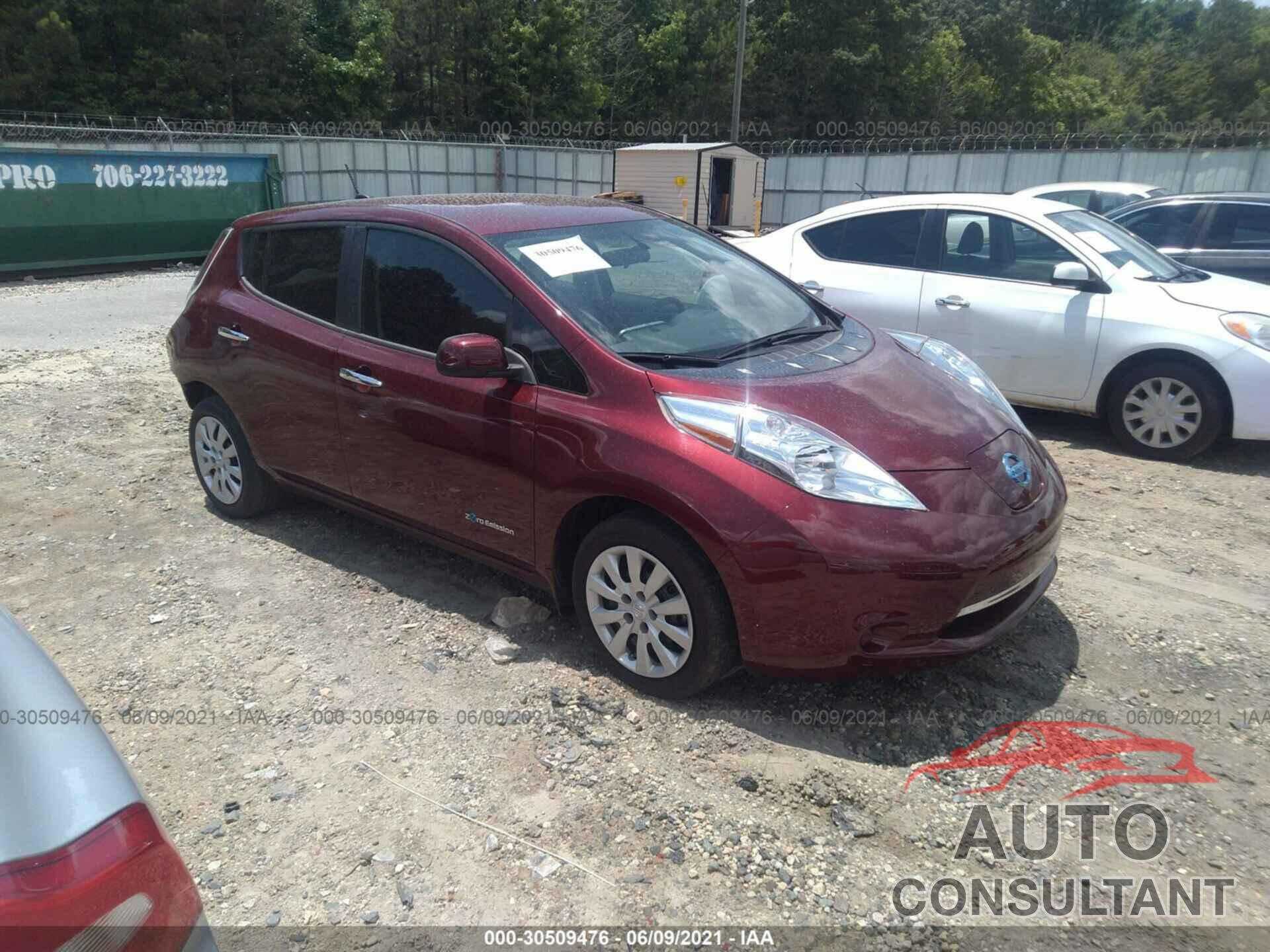 NISSAN LEAF 2017 - 1N4BZ0CP1HC309189