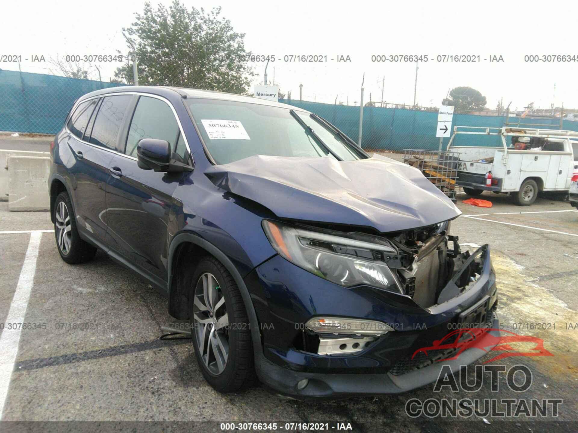 HONDA PILOT 2016 - 5FNYF5H74GB030386