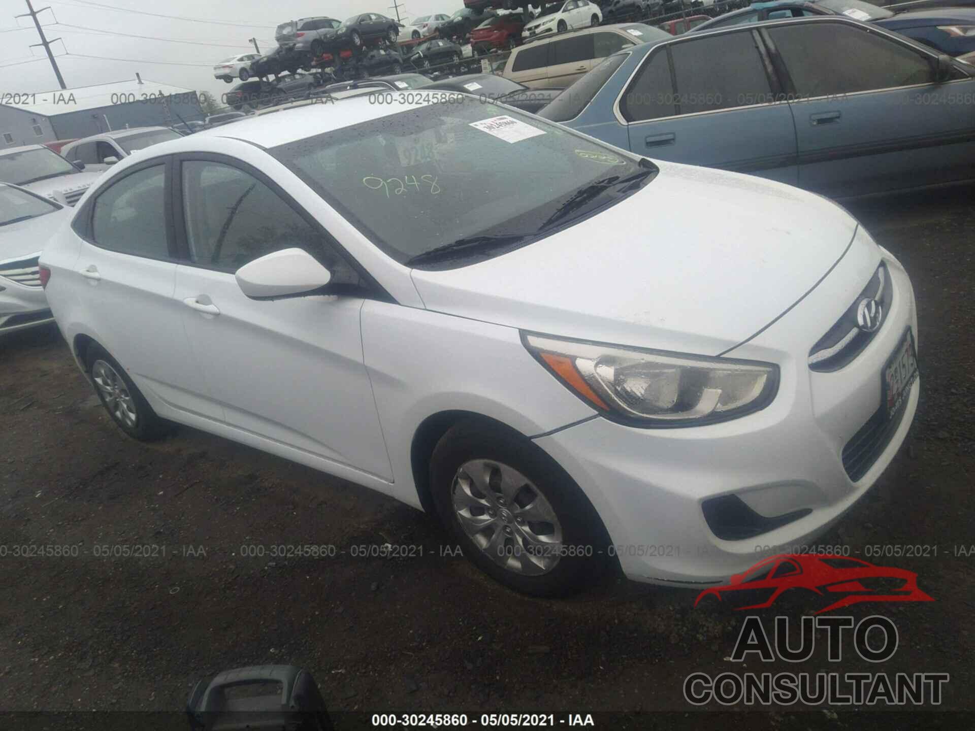 HYUNDAI ACCENT 2016 - KMHCT4AE7GU120348