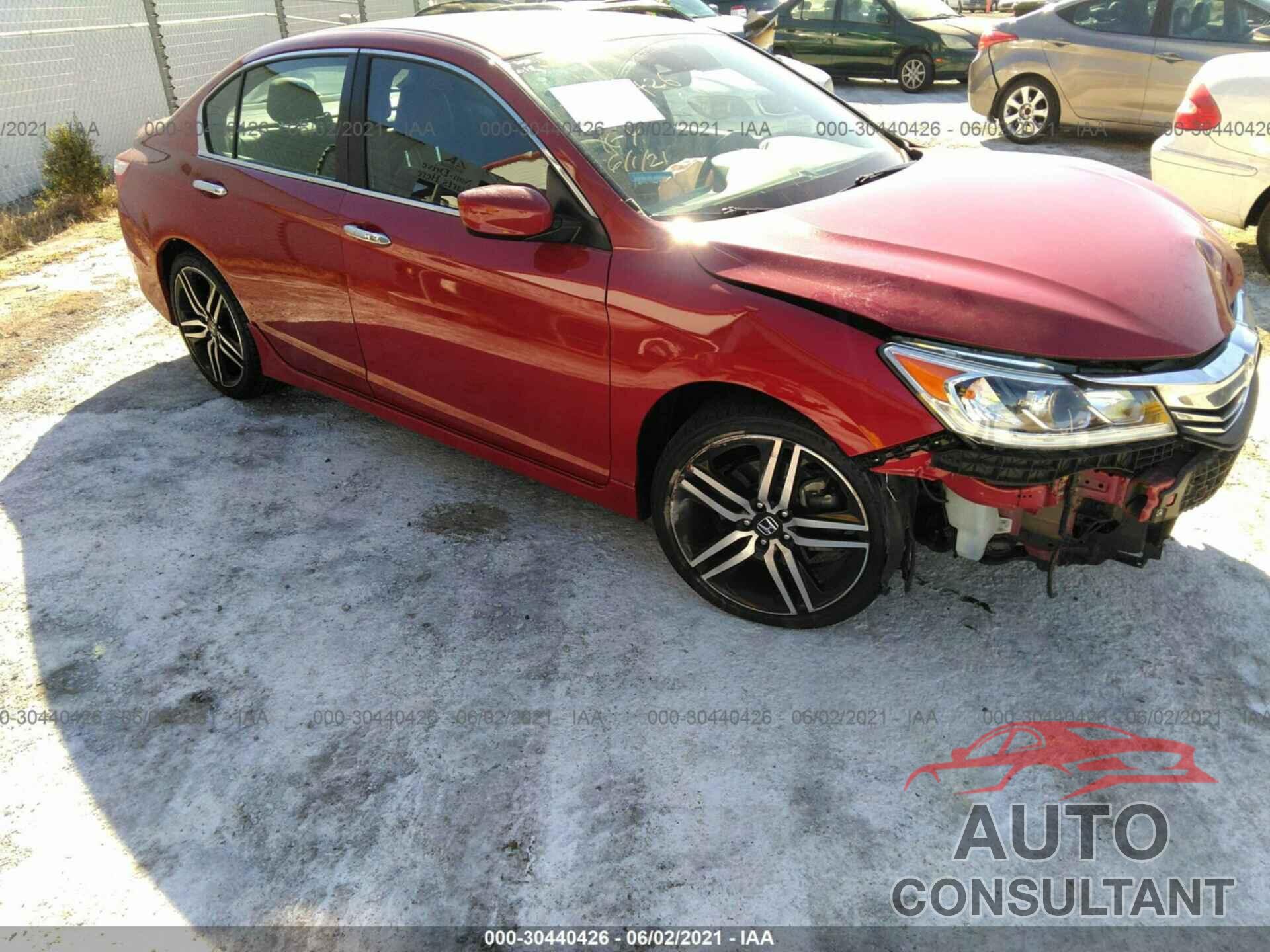 HONDA ACCORD SEDAN 2017 - 1HGCR2F61HA102070